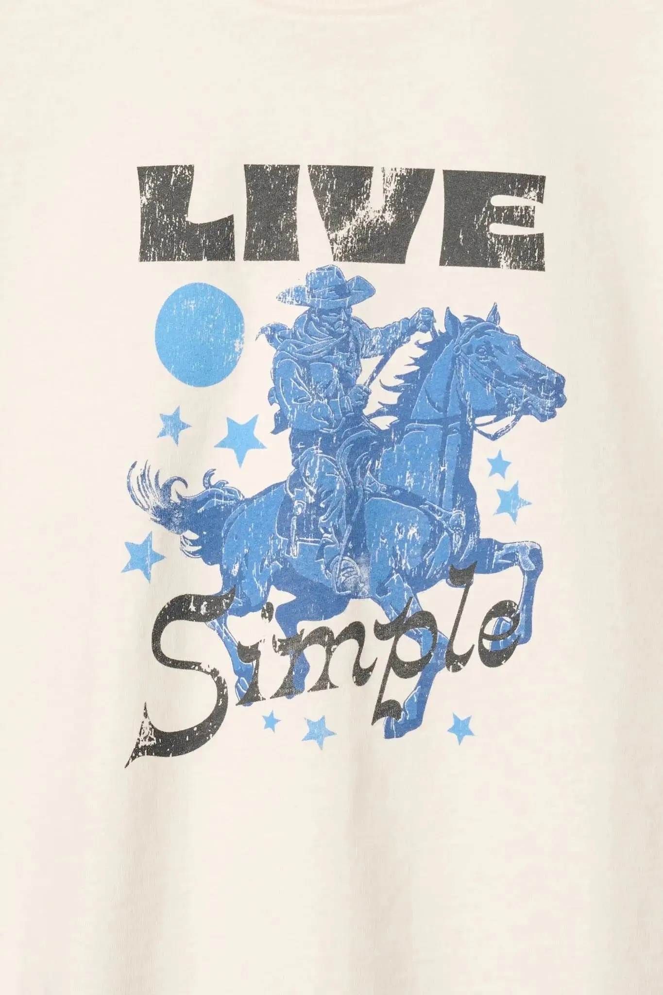 Live Simple Cropped Western Graphic Tee sold by Promesa product image thumbnail 2