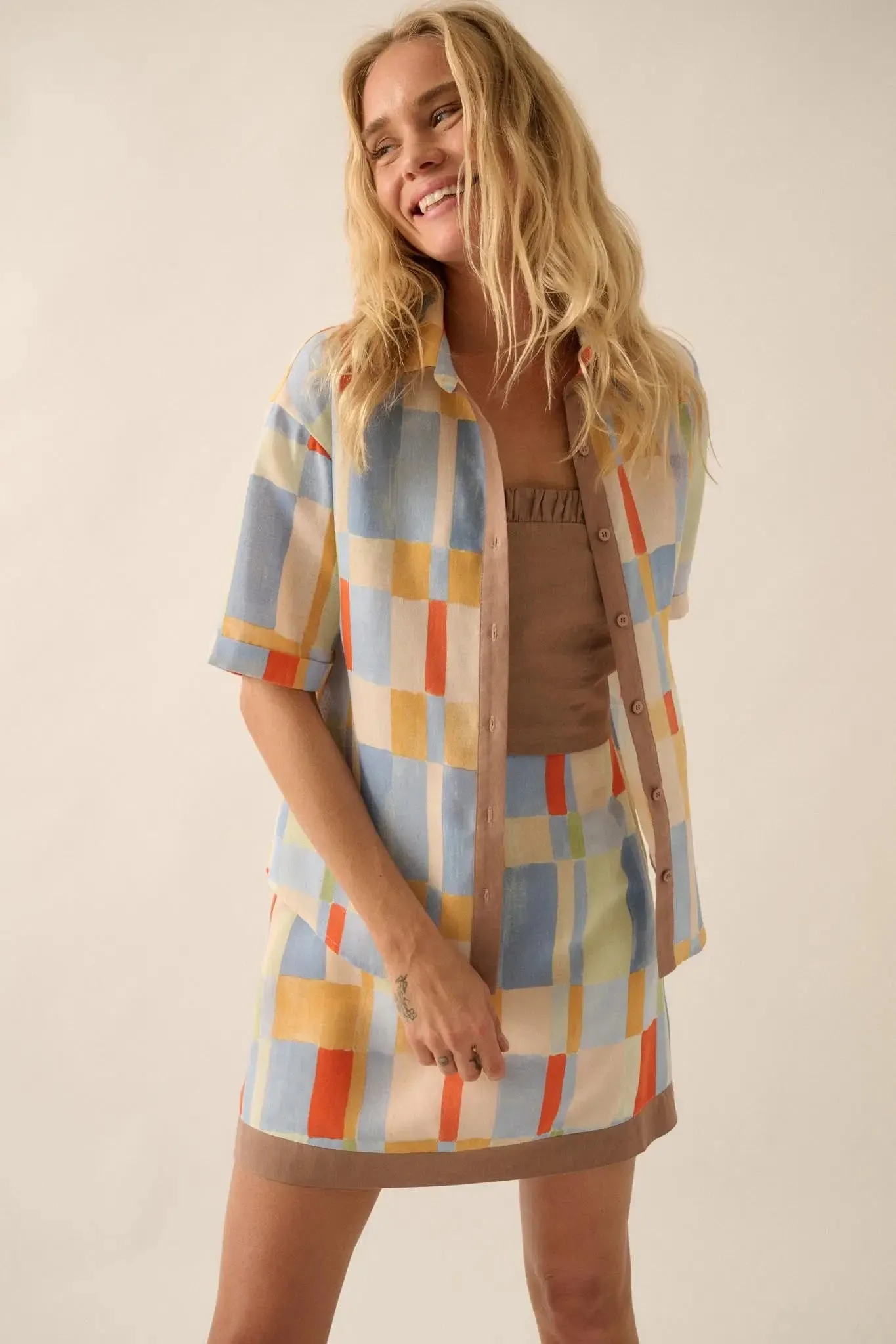 Wonderful Day Strapless Cropped Corset Top sold by Promesa product image thumbnail 5