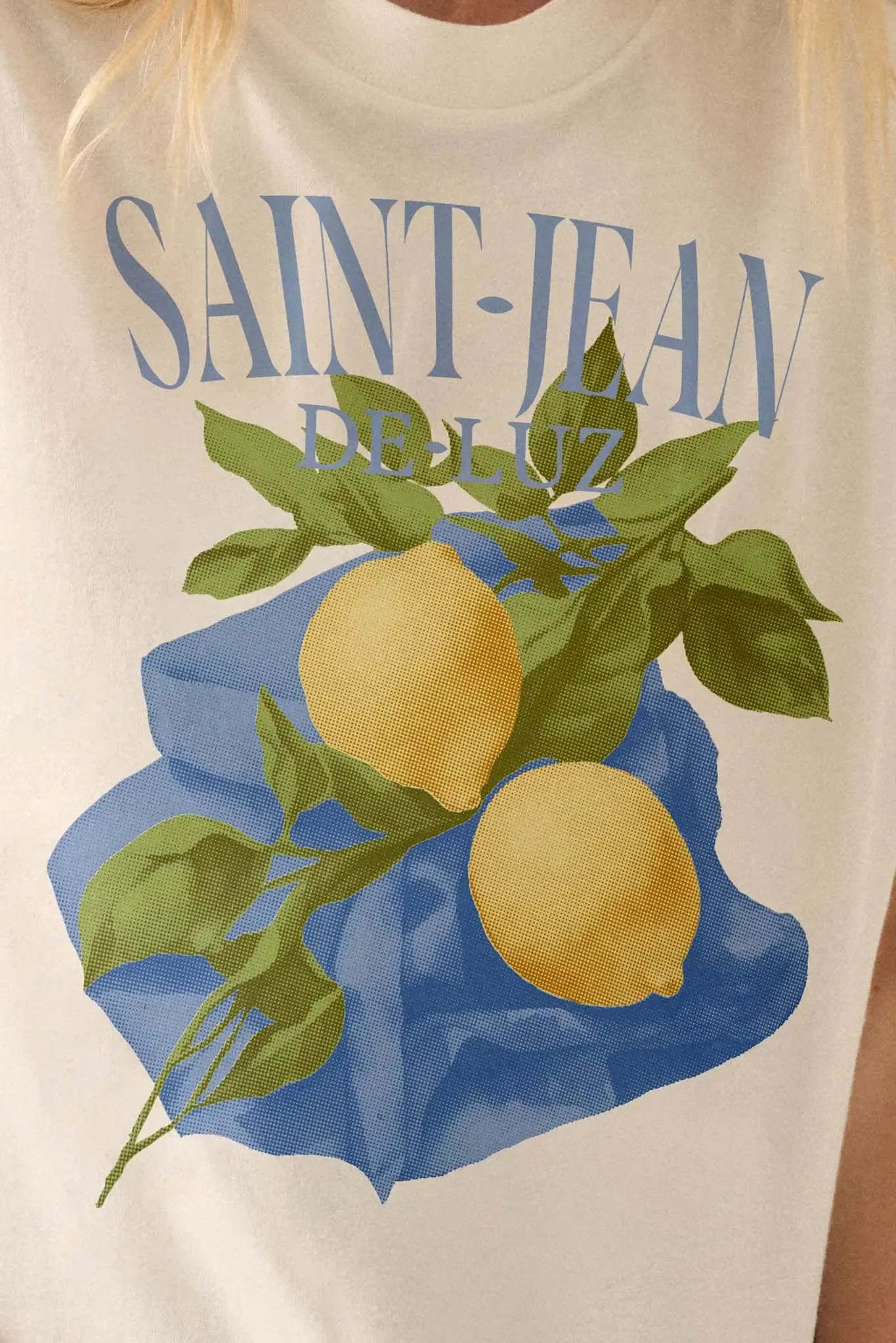 Saint-Jean-de-Luz Lemon Tree Graphic Tee sold by Promesa product image thumbnail 2