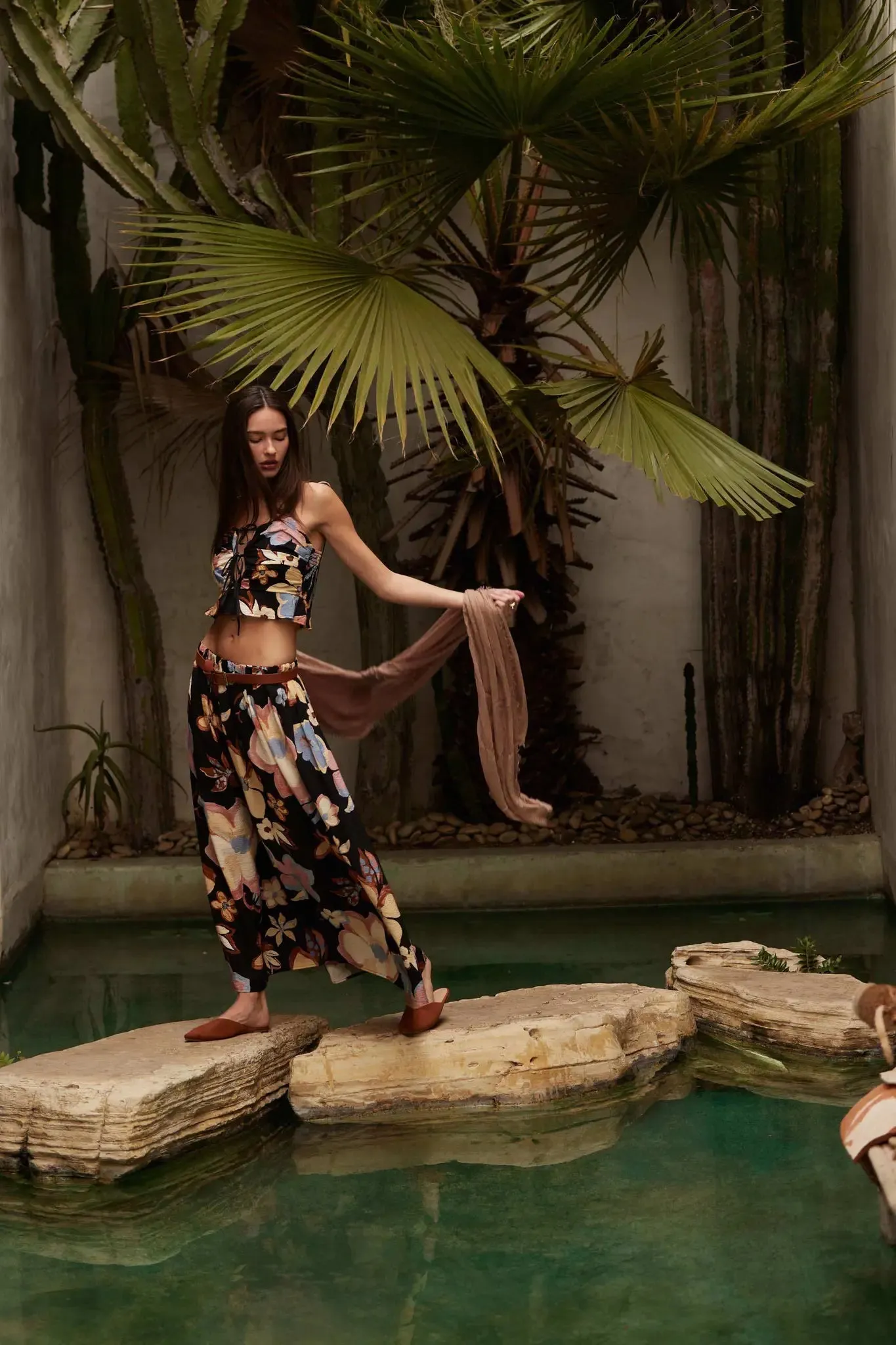 Ready to Grow Textured Floral-Print Maxi Skirt sold by Promesa product image thumbnail 3