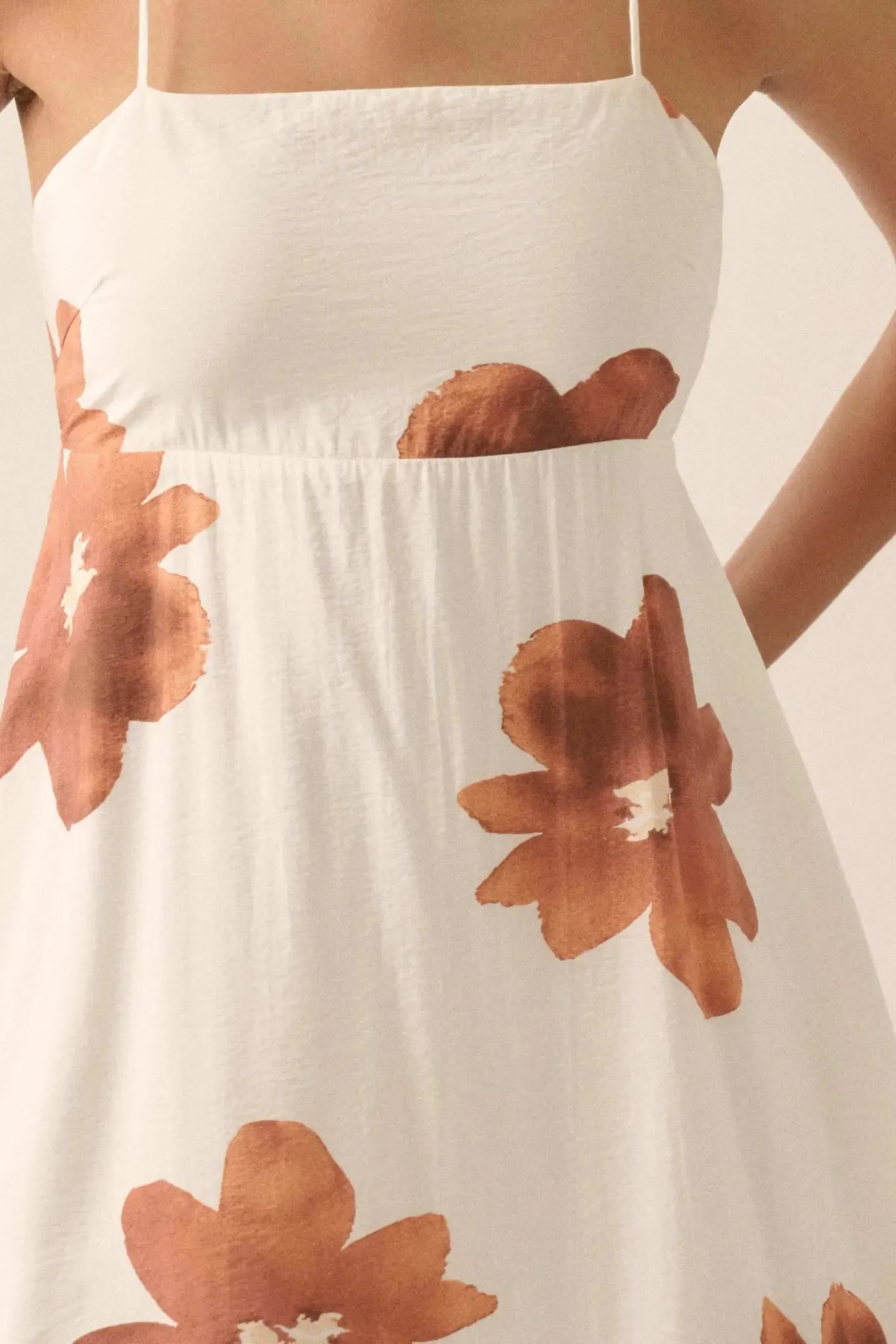 Beautiful Season Floral High-Low Ruffle Maxi Dress sold by Promesa product image thumbnail 5