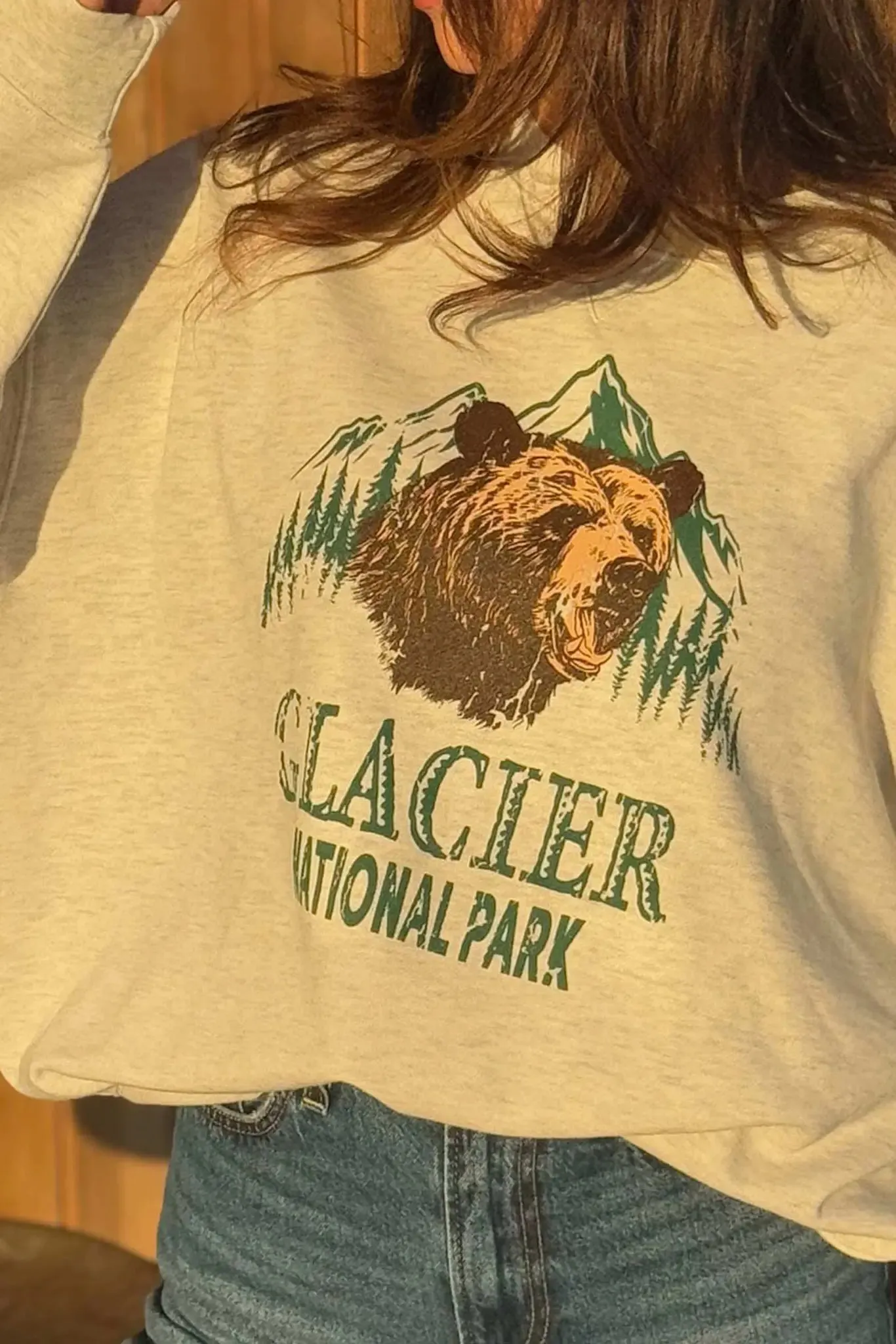 Glacier Park Vintage-Print Graphic Sweatshirt sold by Promesa product image thumbnail 2