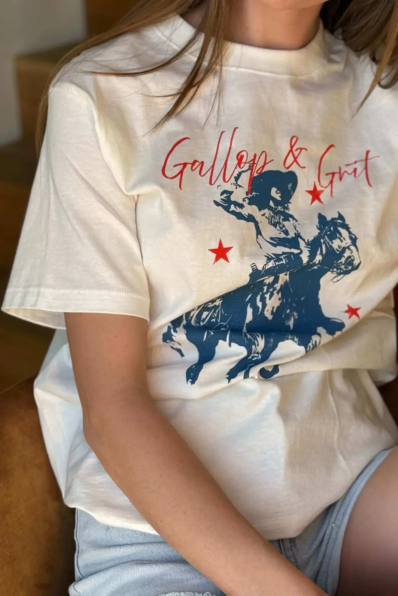 Gallop & Grit Western Cowgirl Graphic Tee sold by Promesa product image thumbnail 2