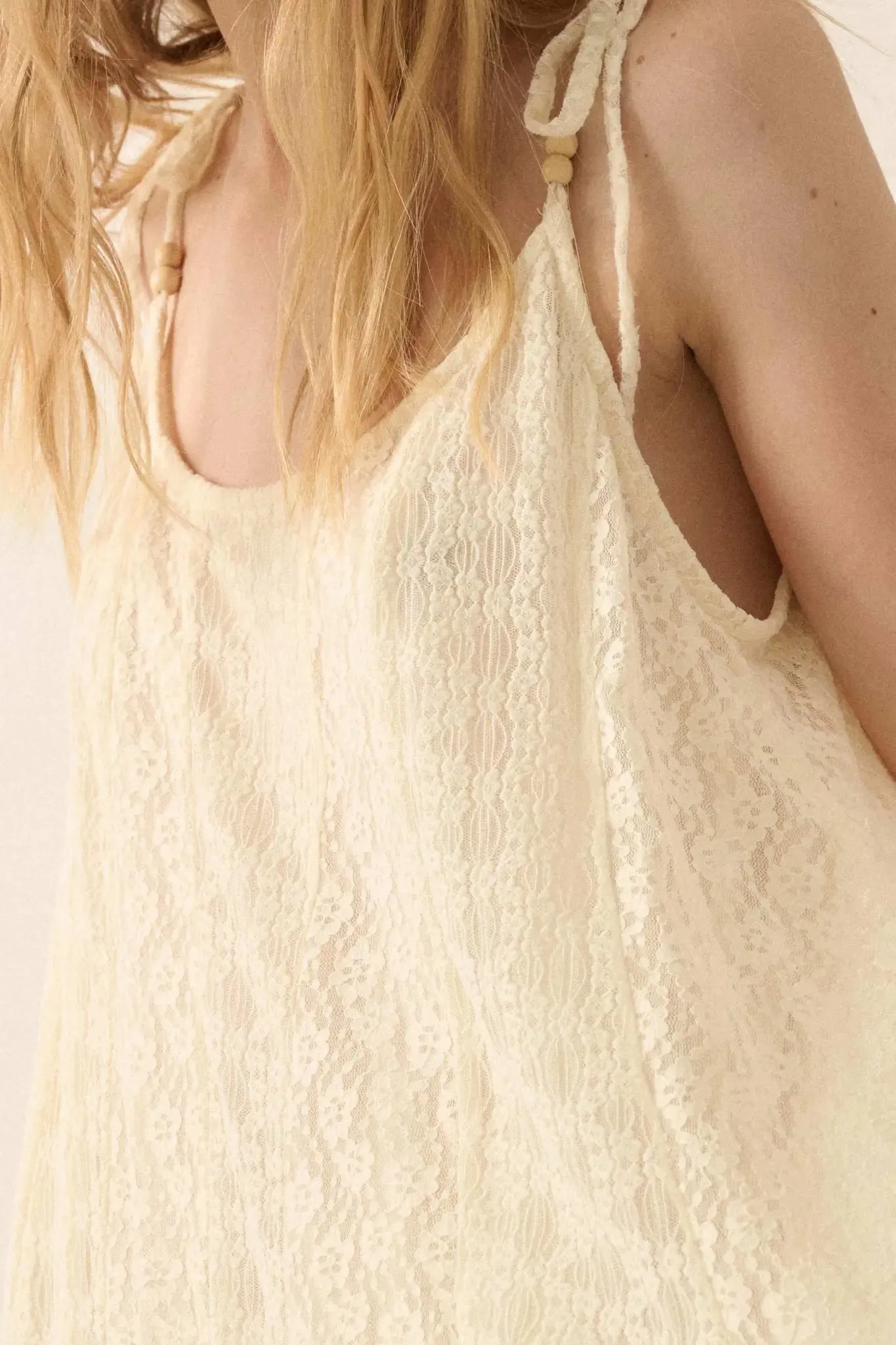 Heaven Knows Paneled Lace Maxi Slip Dress sold by Promesa product image thumbnail 4