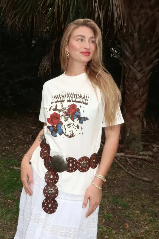 Fort Worth Garment-Washed Graphic Tee sold by Promesa