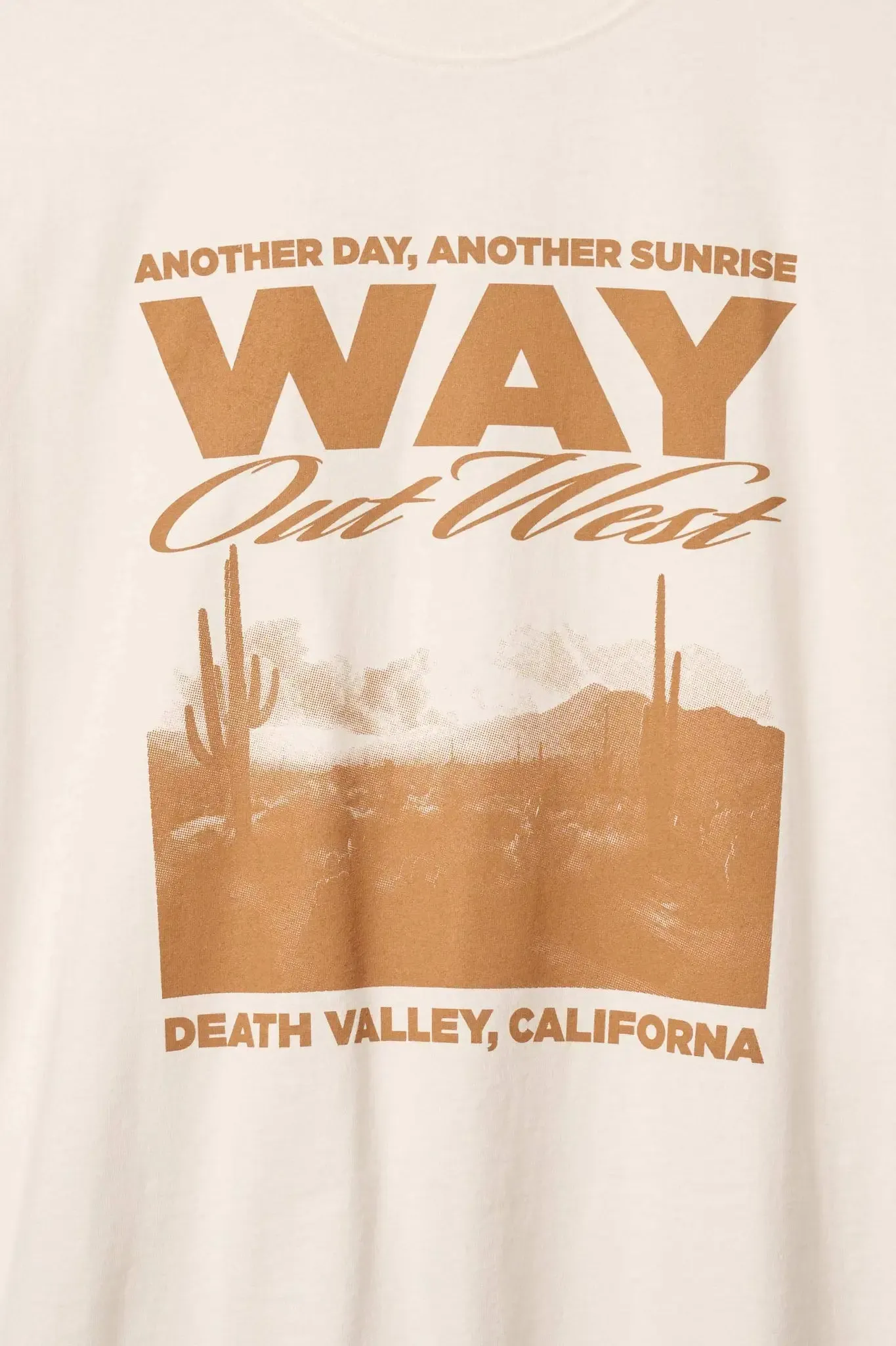 Way Out West California Garment-Washed Graphic Tee sold by Promesa product image thumbnail 2
