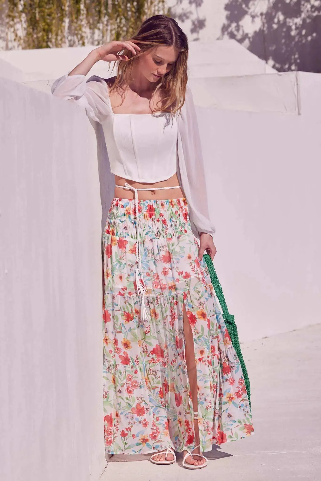 Timeless Love Long-Sleeve Cropped Corset Top sold by Promesa product image thumbnail 3