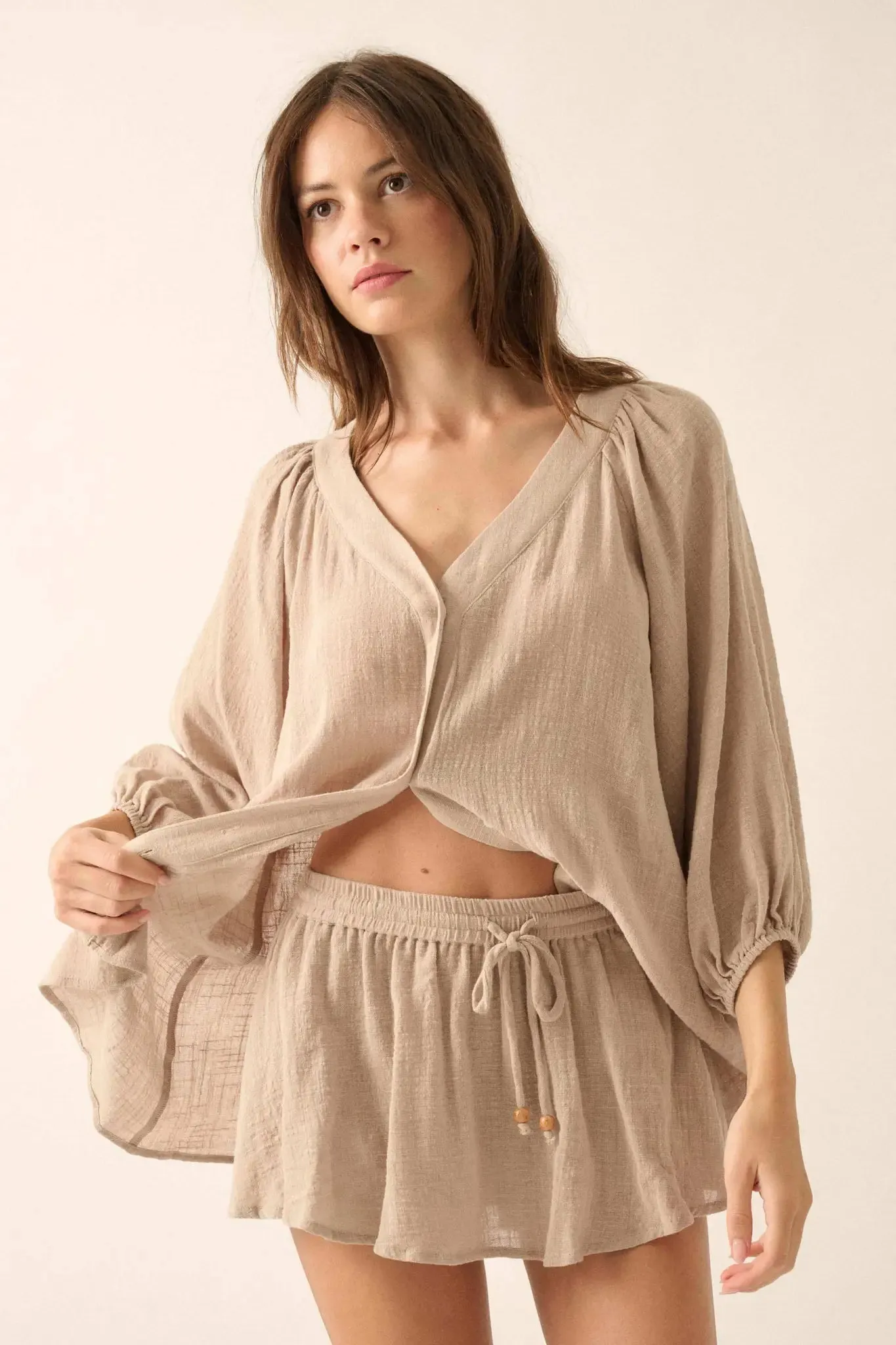 Freshen Up Textured Cotton Bloomer Skort sold by Promesa product image thumbnail 5