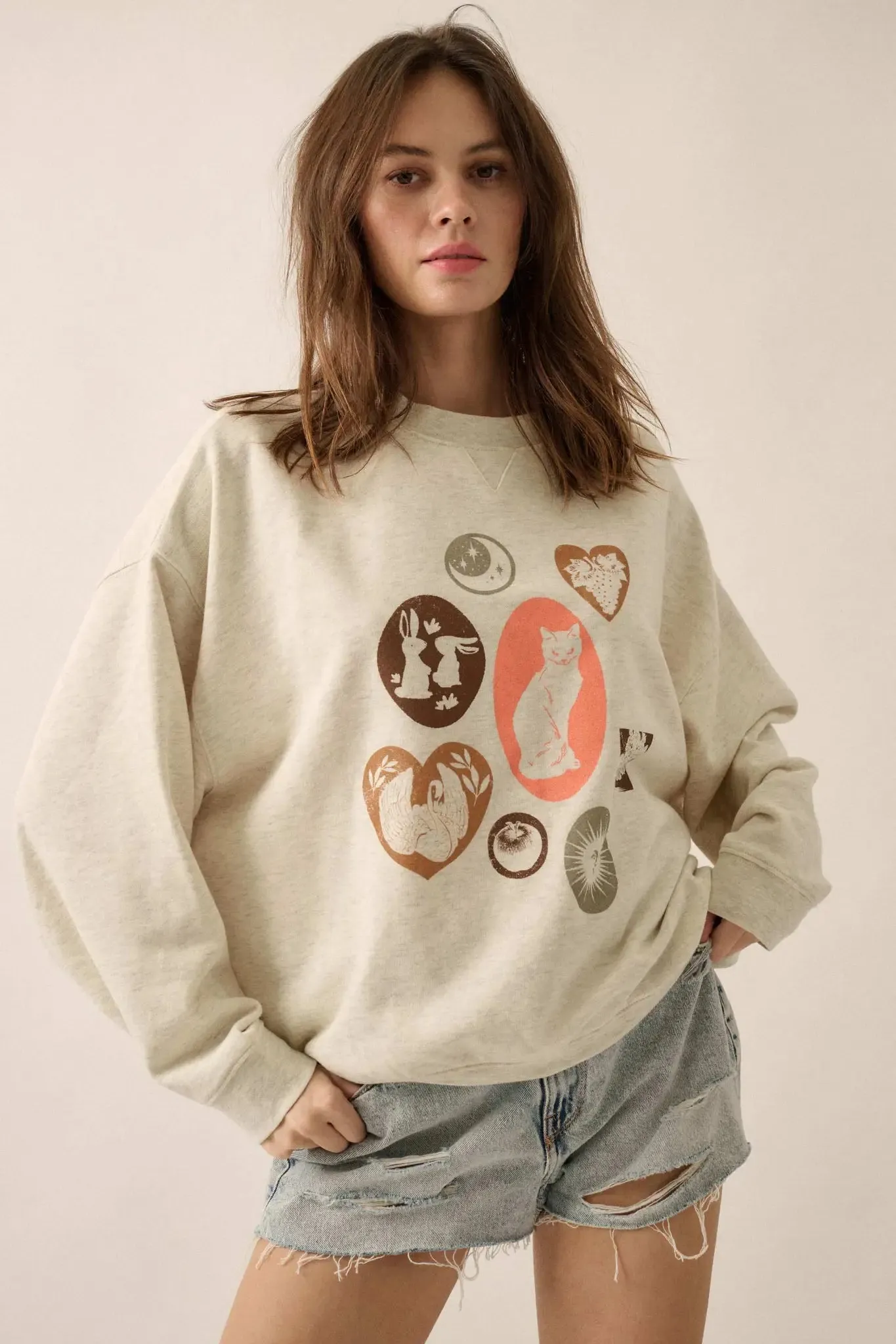 Favorite Things Vintage-Print Graphic Sweatshirt sold by Promesa product image thumbnail 4