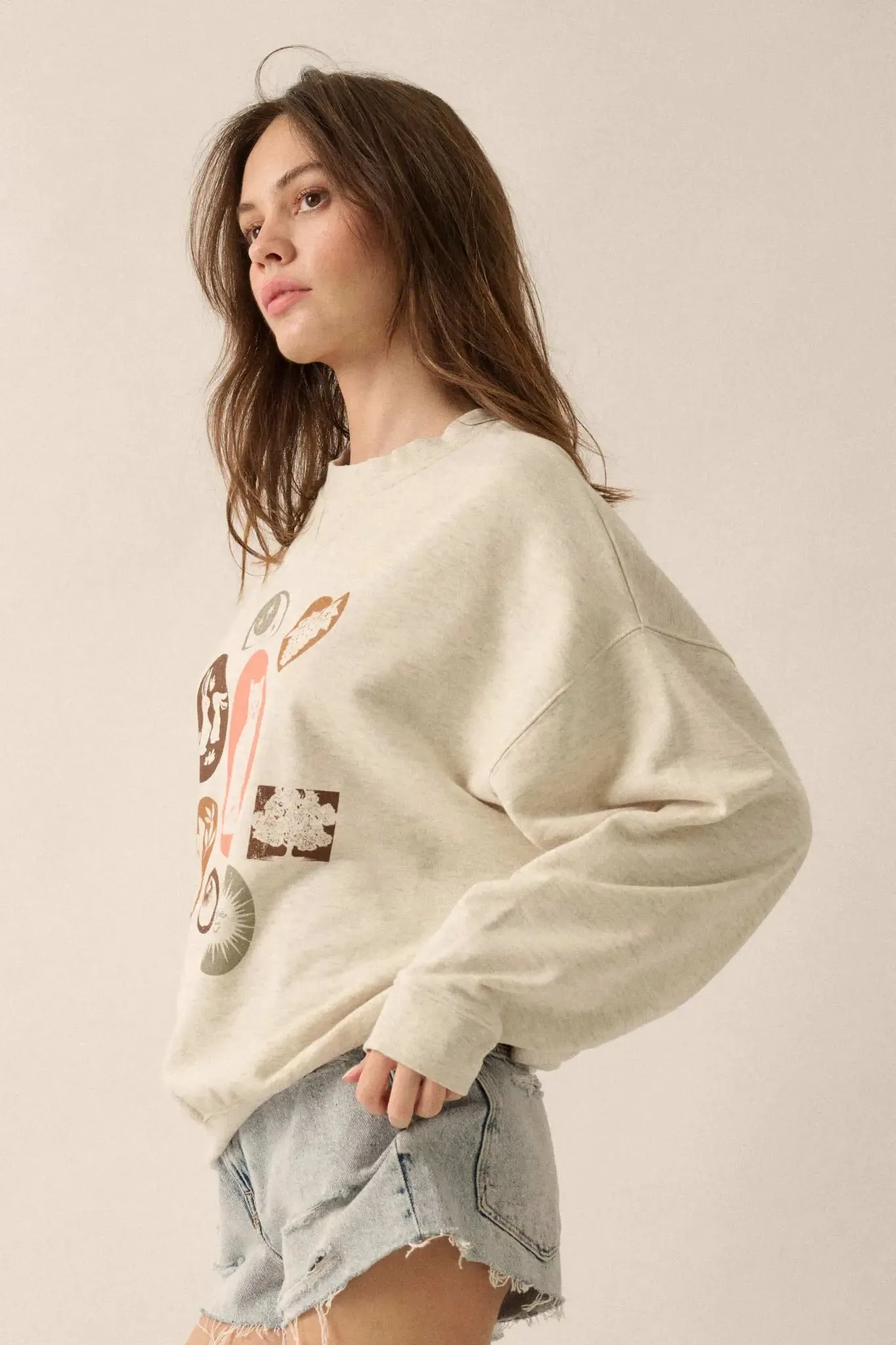 Favorite Things Vintage-Print Graphic Sweatshirt sold by Promesa product image thumbnail 5