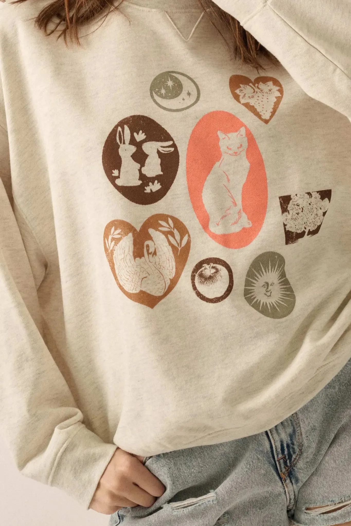 Favorite Things Vintage-Print Graphic Sweatshirt sold by Promesa product image thumbnail 2