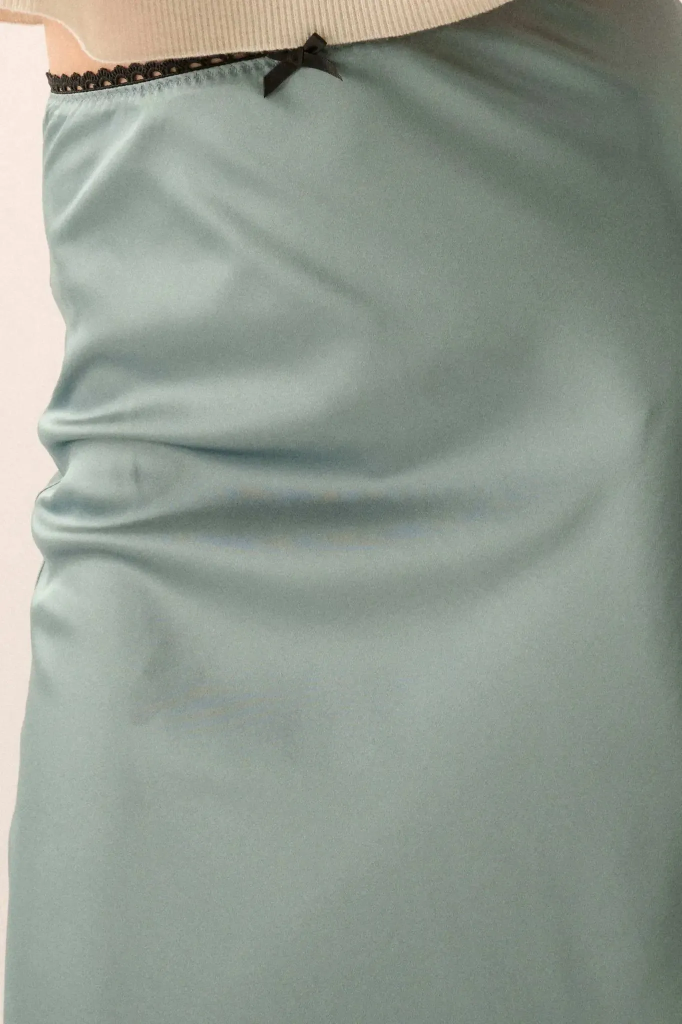 Silken Dreams Bias-Cut Satin Maxi Skirt sold by Promesa product image thumbnail 3