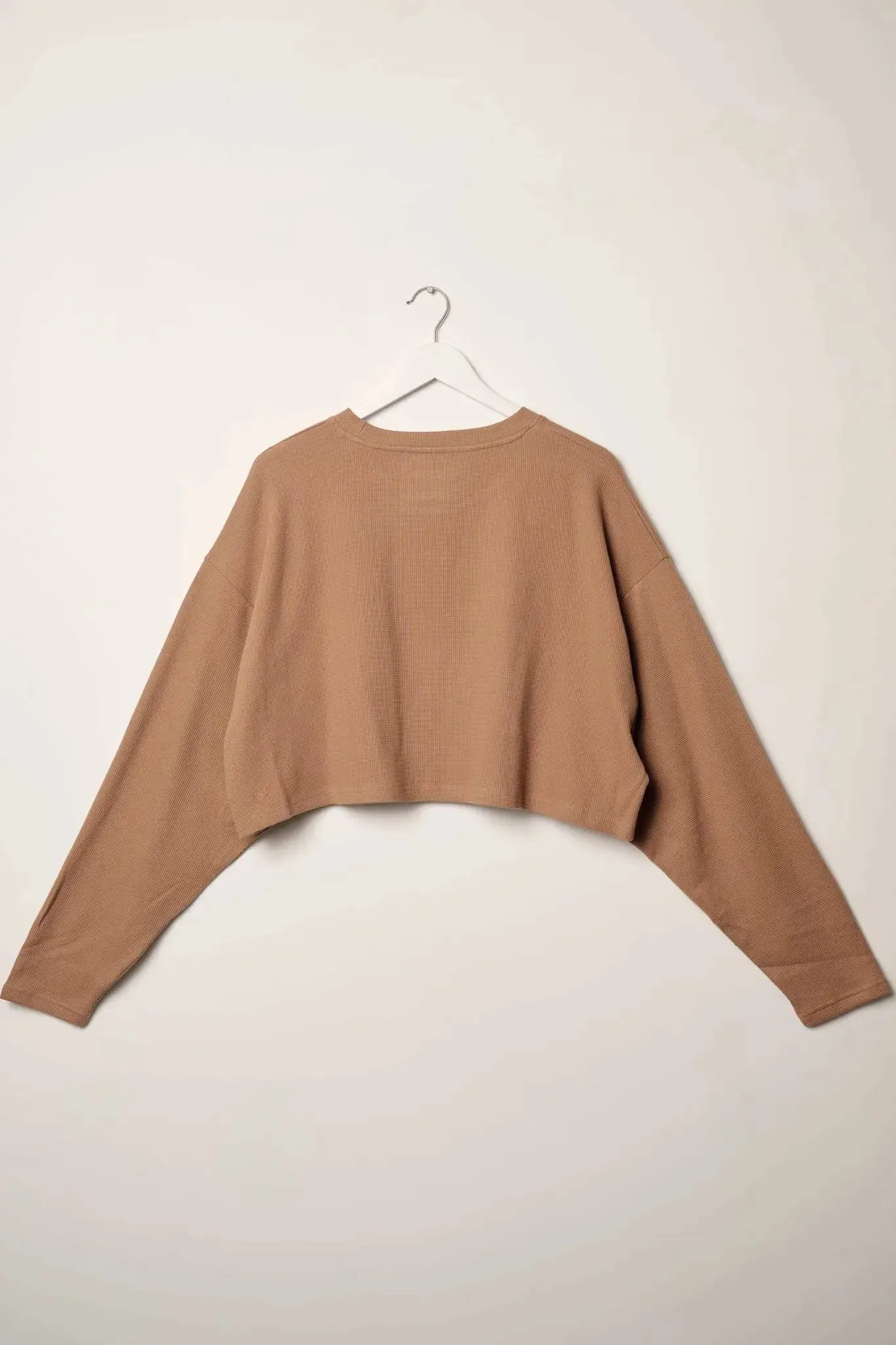 Saddle Up & Ride Cropped Thermal Graphic Top sold by Promesa product image thumbnail 3