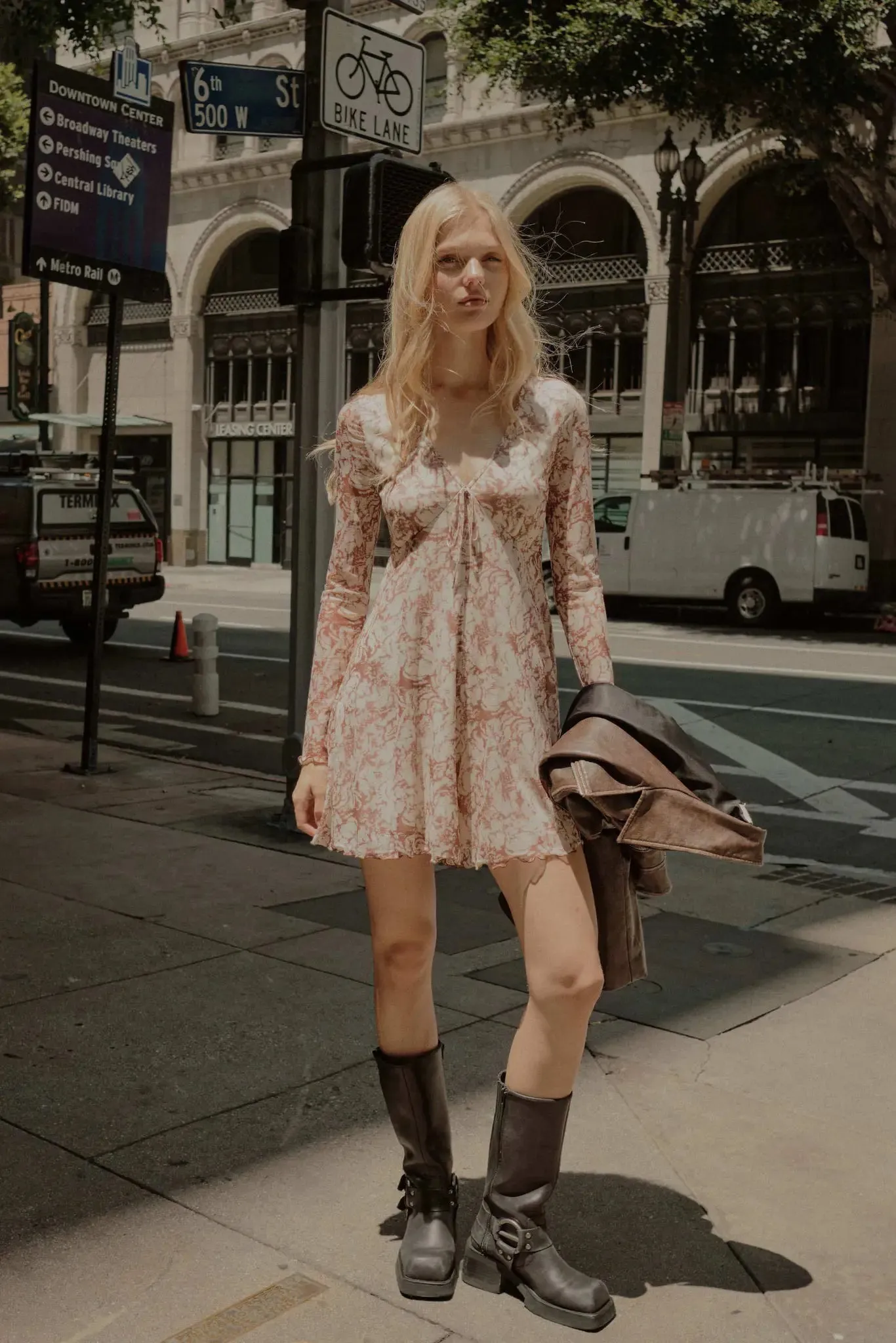 Rare Roses Floral-Print Mesh V-Neck Romper sold by Promesa product image thumbnail 2