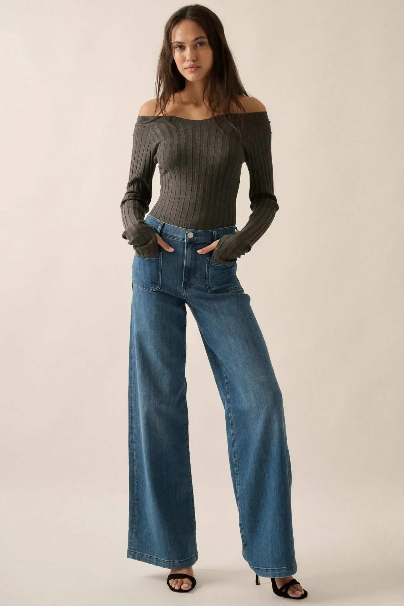 Love Your Life Ribbed Knit Boatneck Bodysuit sold by Promesa product image thumbnail 4