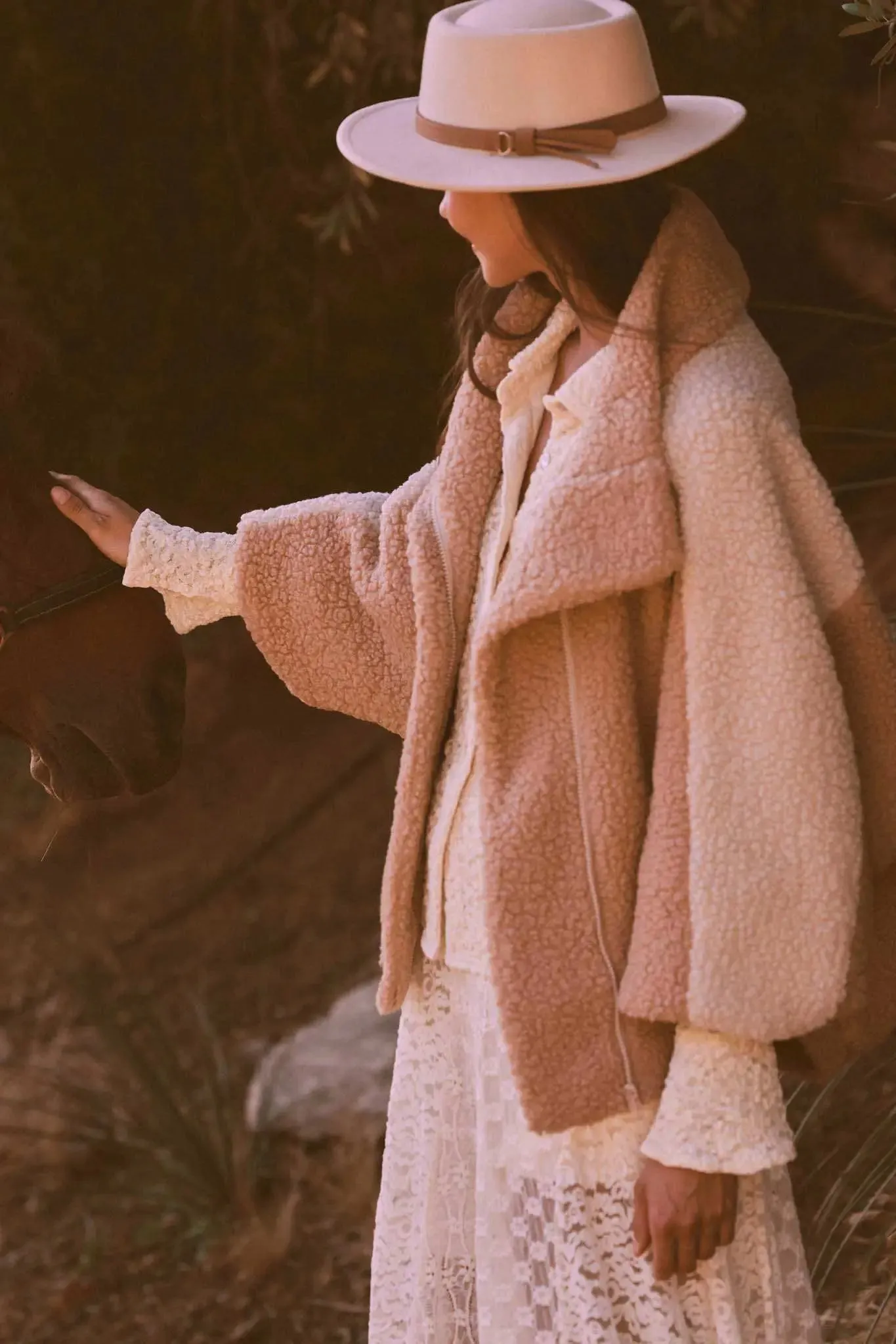 Teddy Bear Picnic Colorblock Sherpa Fleece Jacket sold by Promesa product image thumbnail 3