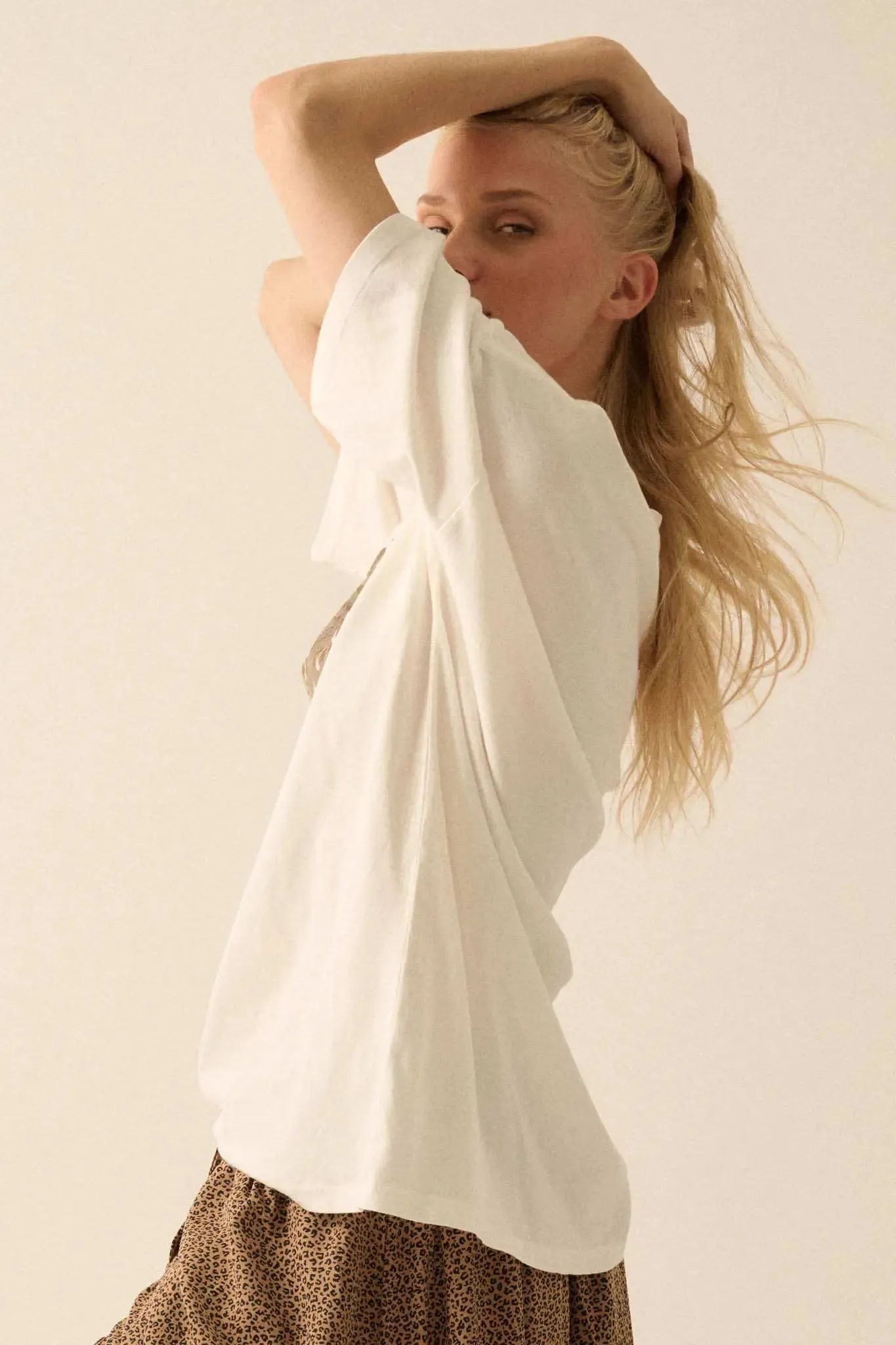 Intense Tiger Oversize Graphic Tee sold by Promesa product image thumbnail 5