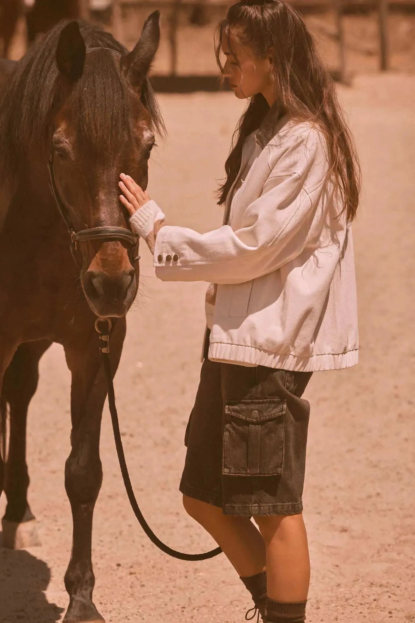 Piece of Work Corduroy-Collar Twill Utility Jacket sold by Promesa product image thumbnail 2