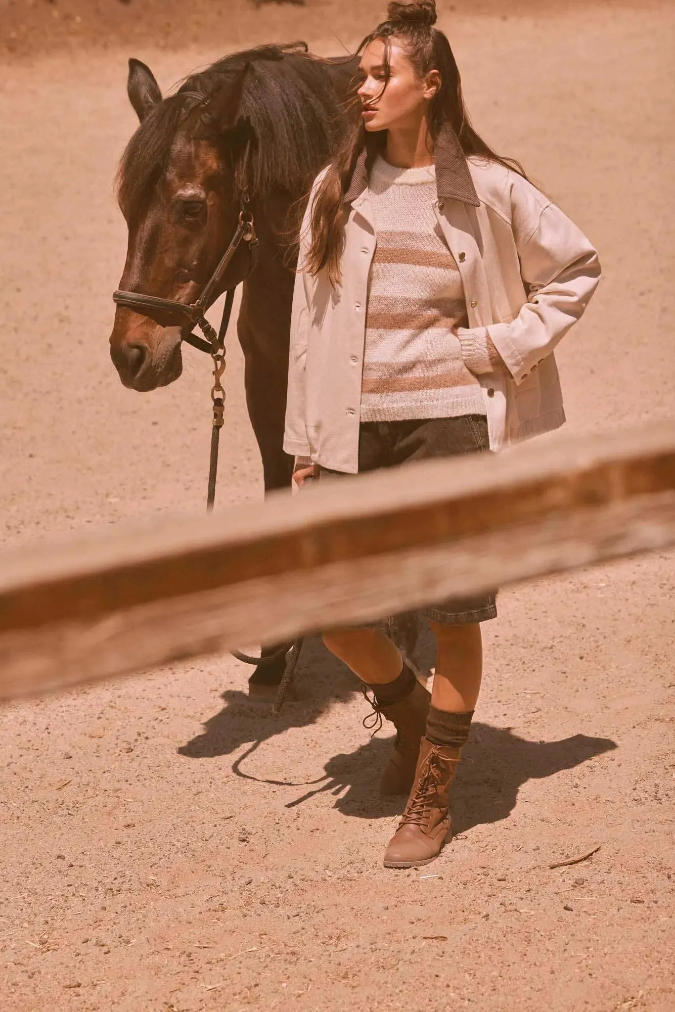 Just My Stripe Exposed-Seam Striped Knit Sweater sold by Promesa product image thumbnail 3