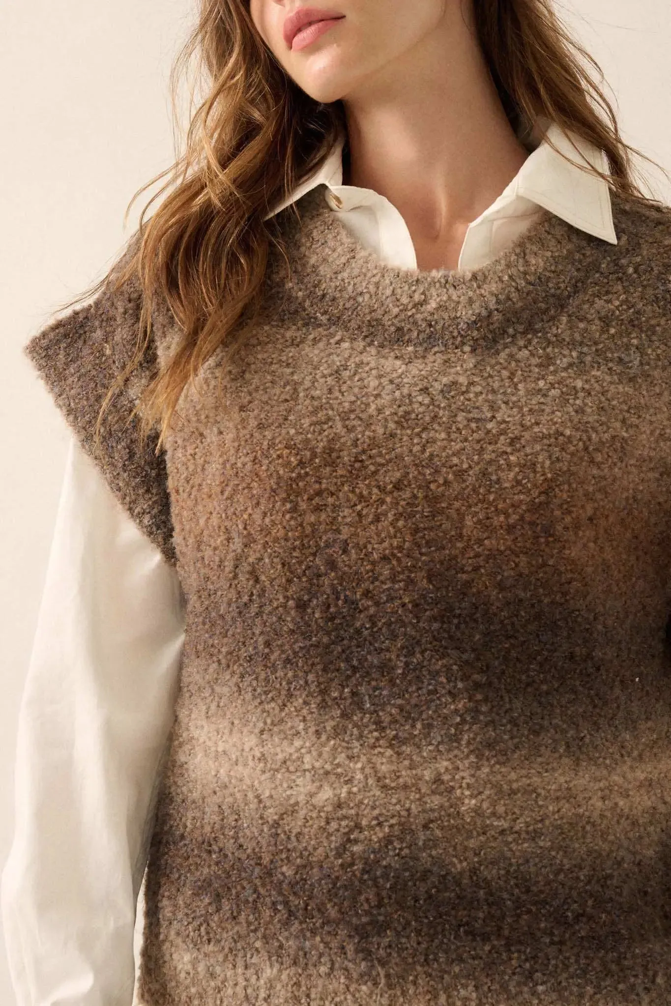 Good For Hue Ombre Knit Short-Sleeve Sweater sold by Promesa product image thumbnail 5