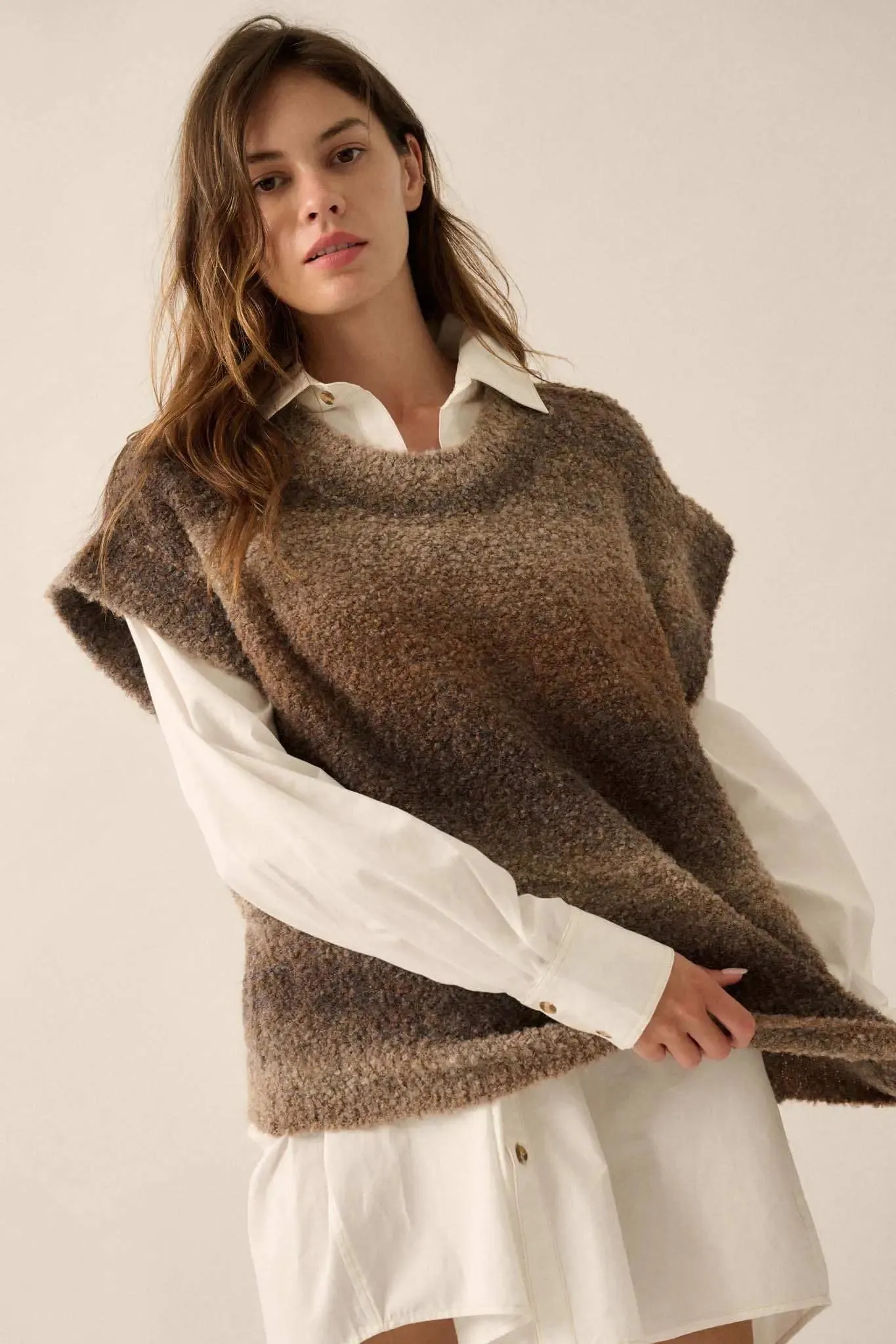 Good For Hue Ombre Knit Short-Sleeve Sweater sold by Promesa product image thumbnail 4