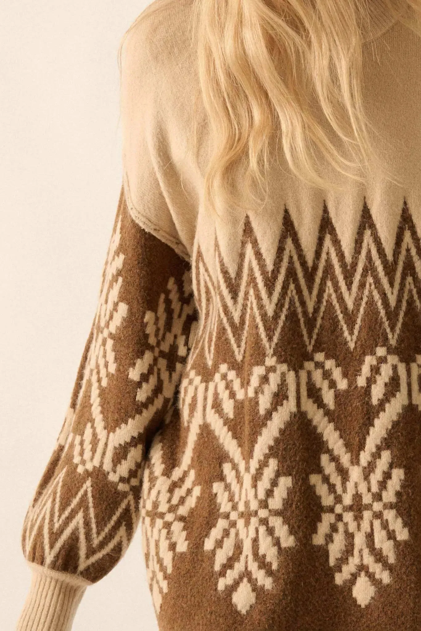 Peak Perfection Alpine Knit Mini Sweater Dress sold by Promesa product image thumbnail 5
