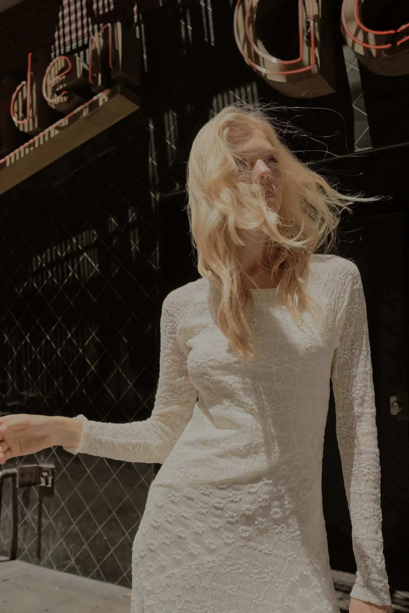 Pure Beauty Floral Lace Paneled Maxi Dress sold by Promesa product image thumbnail 2