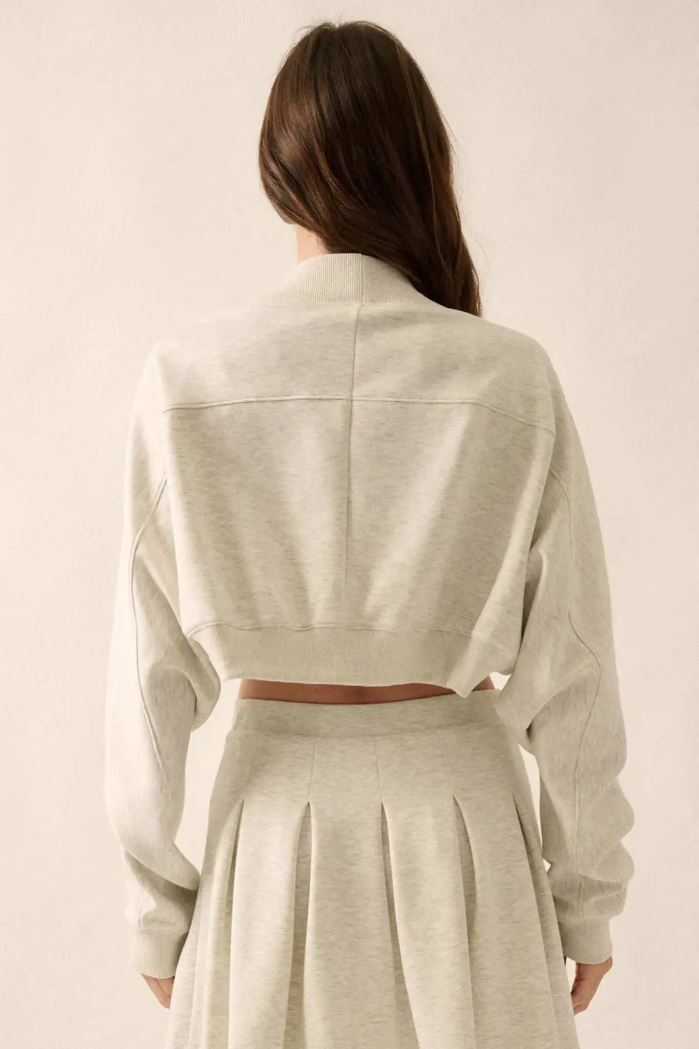 Premium Scuba Open-Front Shrug Cardigan sold by Promesa product image thumbnail 2
