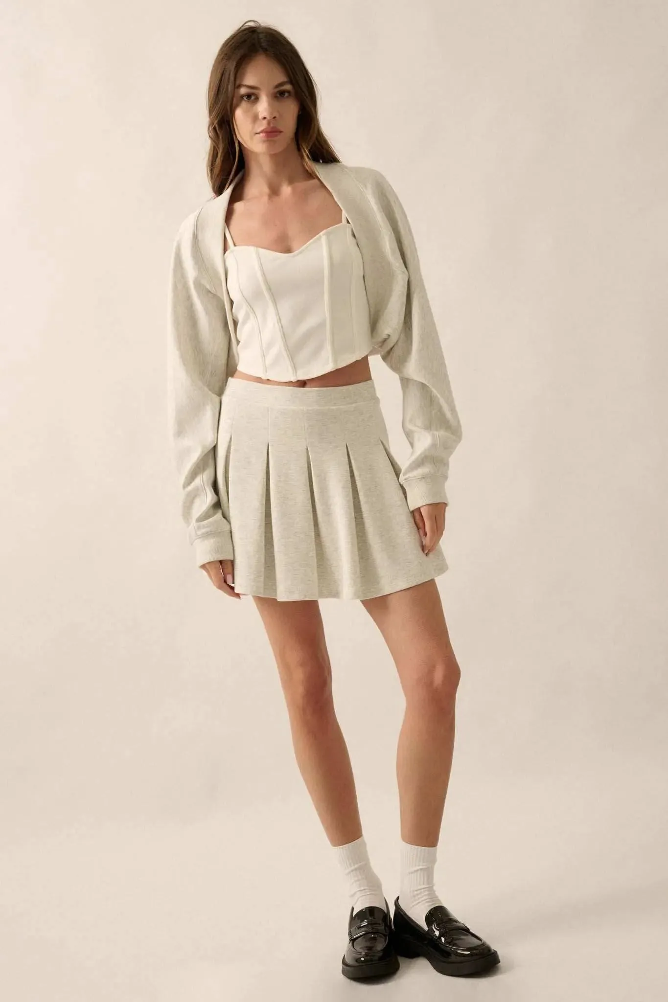 Premium Scuba Open-Front Shrug Cardigan sold by Promesa product image thumbnail 4
