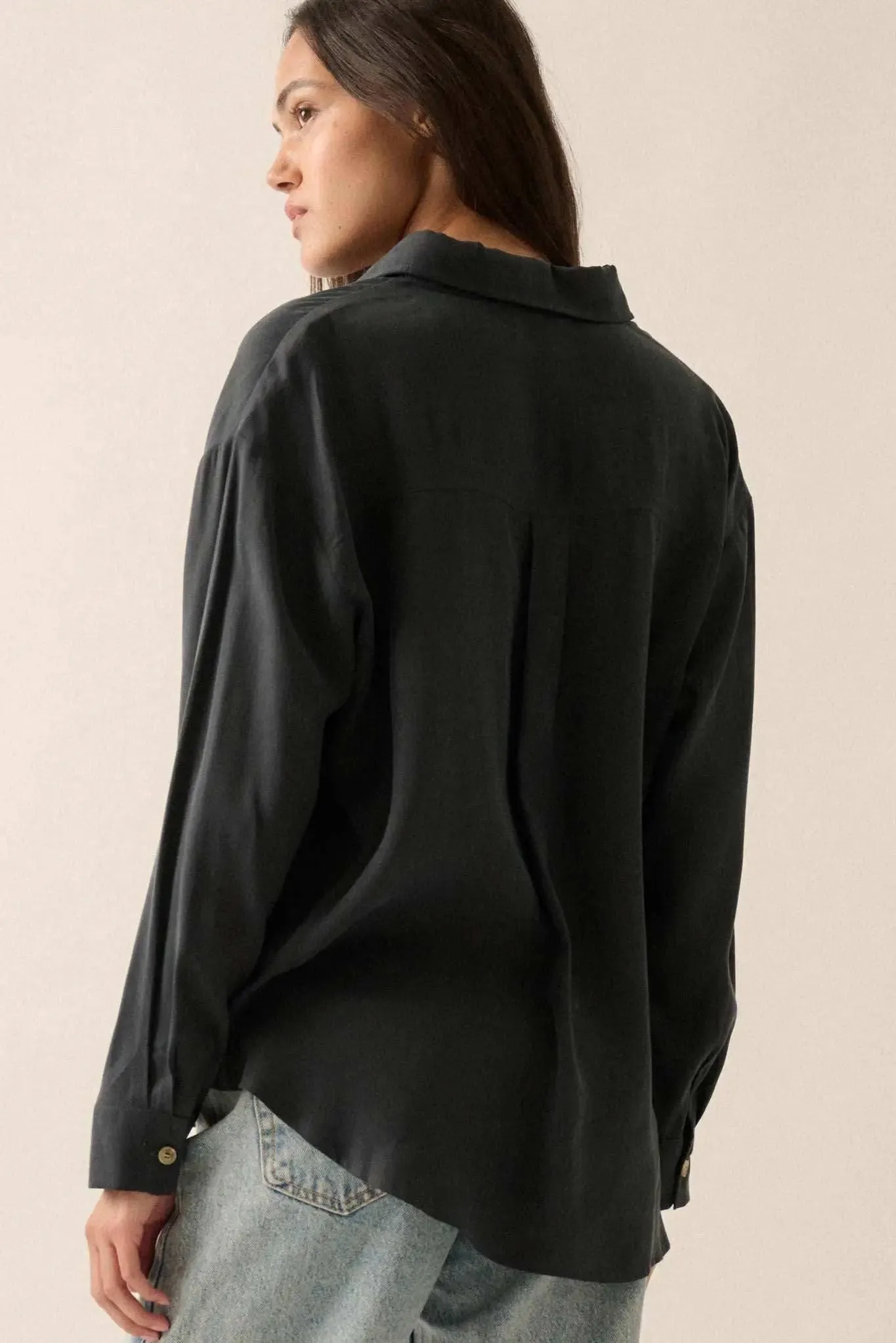 Work Ethic Solid Button-Up Pocket Shirt sold by Promesa product image thumbnail 2