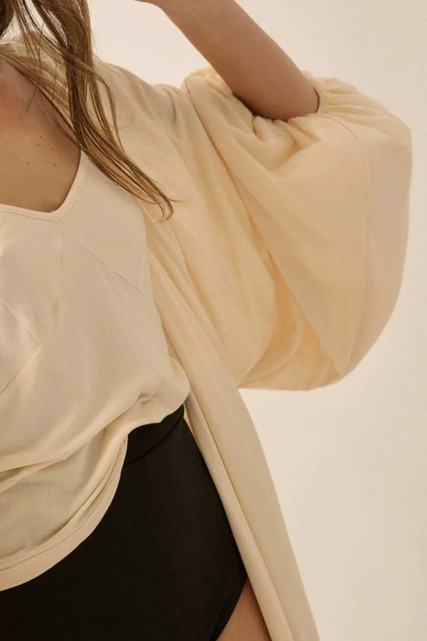 Essential Trends Modal Jersey Duster Kimono sold by Promesa product image thumbnail 4