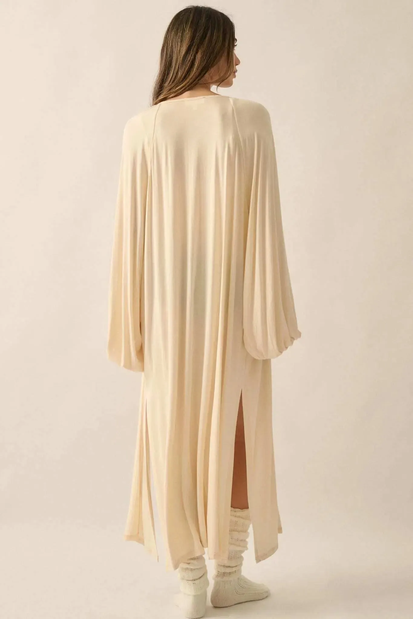 Essential Trends Modal Jersey Duster Kimono sold by Promesa product image thumbnail 2