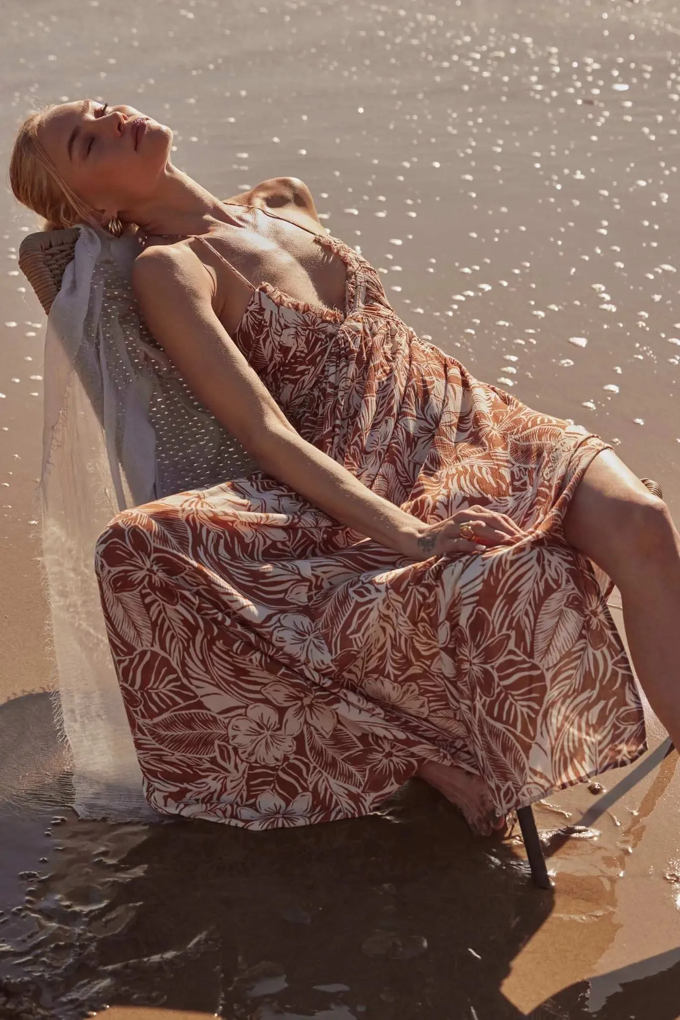 Tropical Tango Floral-Print Halter Maxi Dress sold by Promesa product image thumbnail 2