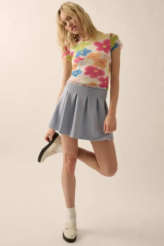 Premium Scuba Pleated Tennis Skort sold by Promesa