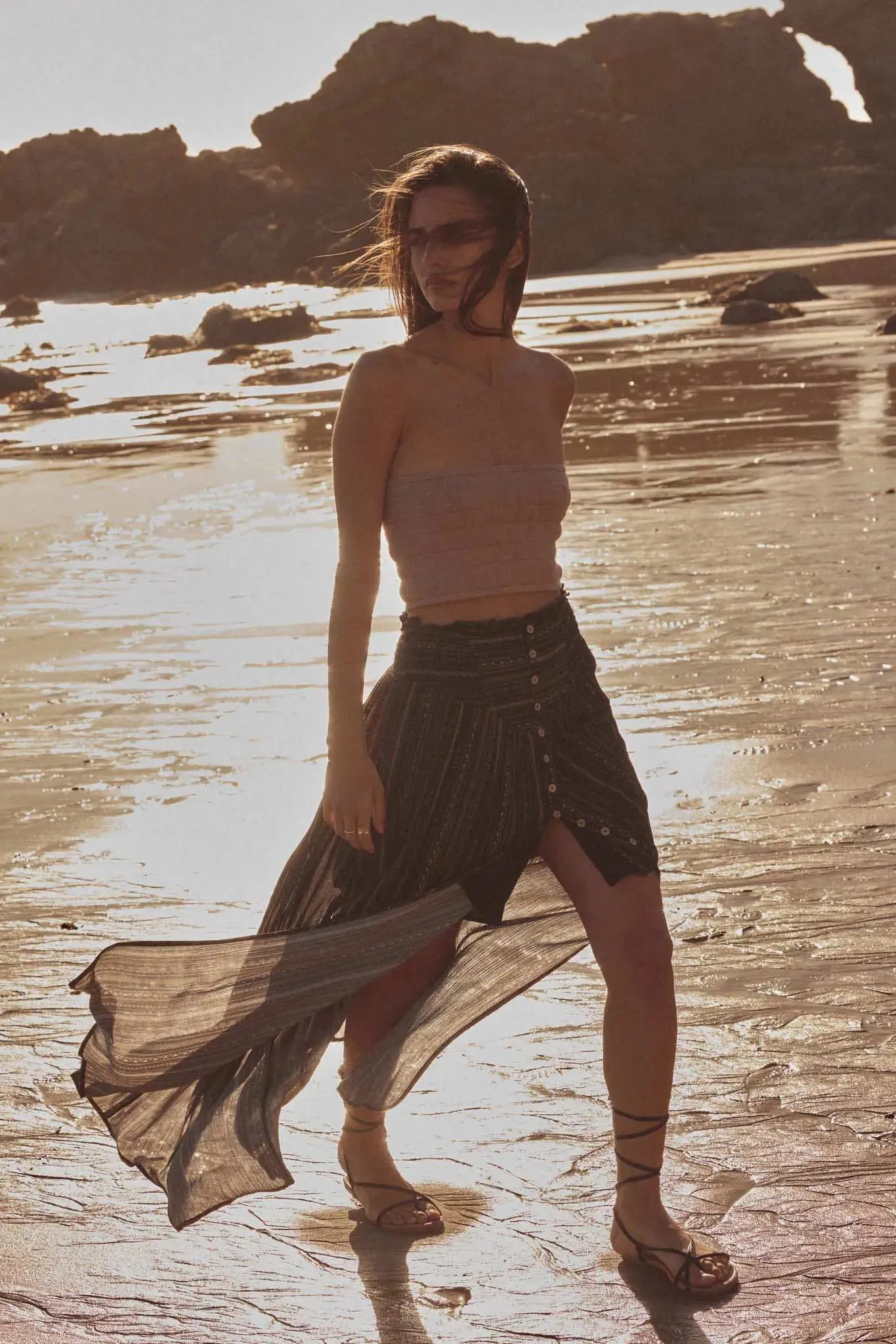 Totally Tubular Ribbed Knit Bandeau Tube Top sold by Promesa