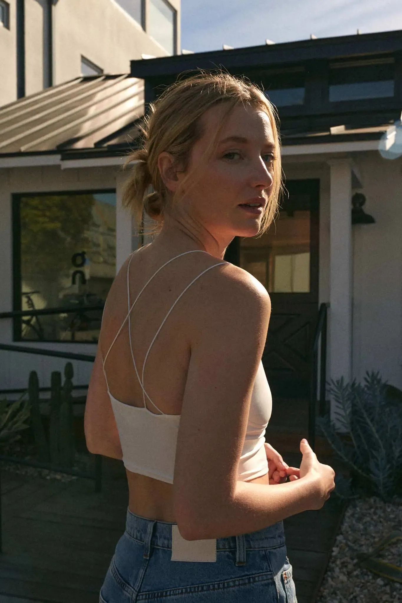 Lifted Fit Layered Cropped Cami Top sold by Promesa product image thumbnail 3