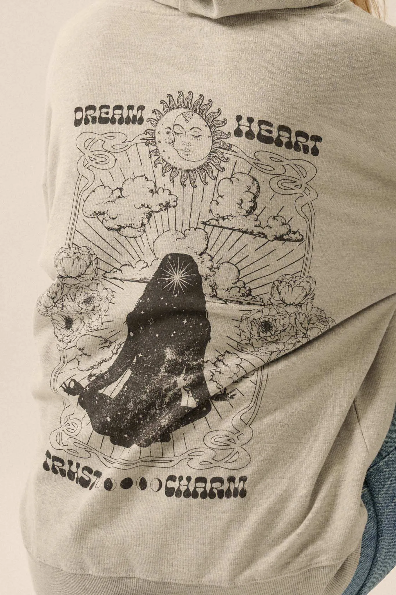 Cosmic Soul Vintage-Print Graphic Hoodie sold by Promesa product image thumbnail 2