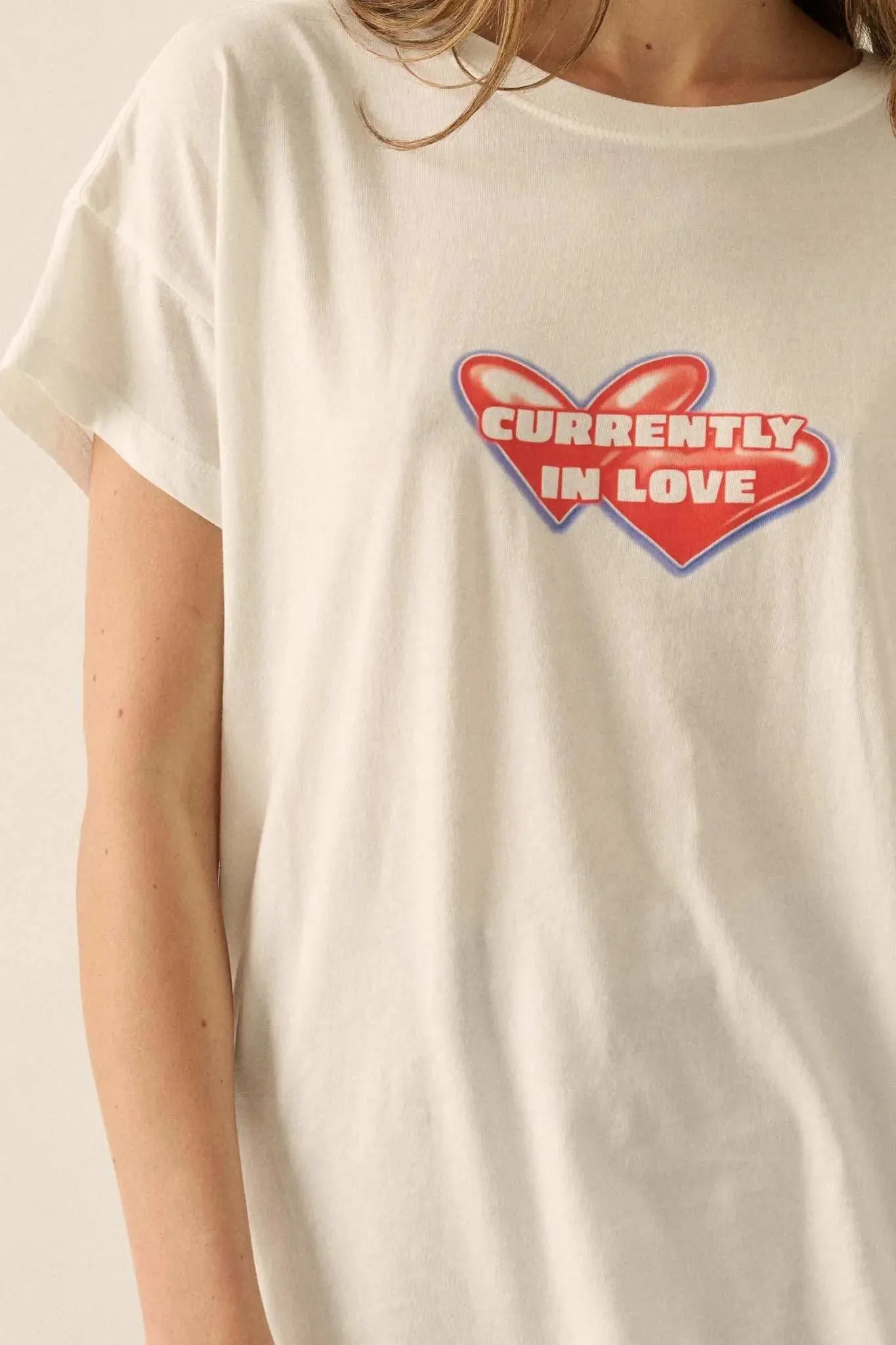 Currently In Love Garment Washed Graphic Tee sold by Promesa product image thumbnail 2