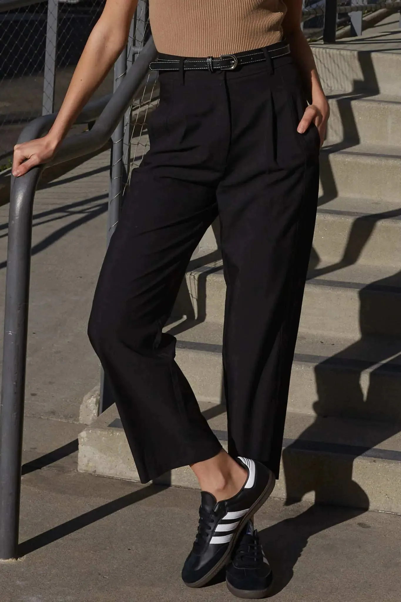 Vision Statement Pleat-Front Peg Pants sold by Promesa product image thumbnail 2