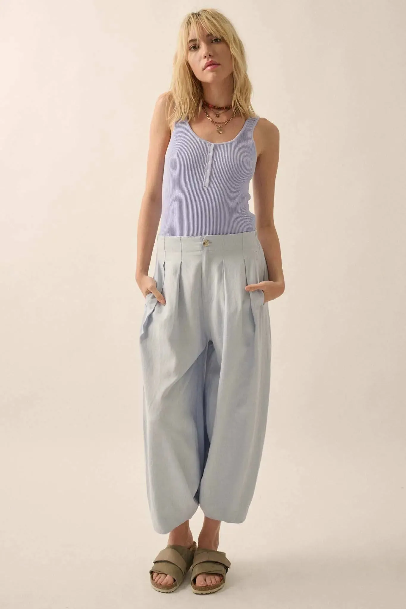 Shaper Fit Scoopneck Rib-Knit Tank Bodysuit sold by Promesa product image thumbnail 5