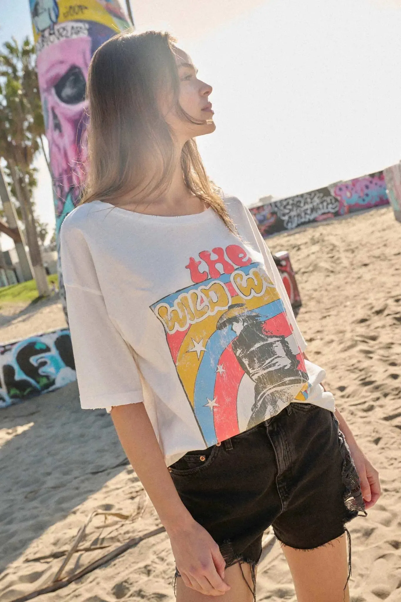 Wild West Oversize Cowboy Graphic Tee sold by Promesa product image thumbnail 3