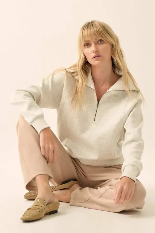 Premium Scuba Half-Zip Pullover made by Promesa