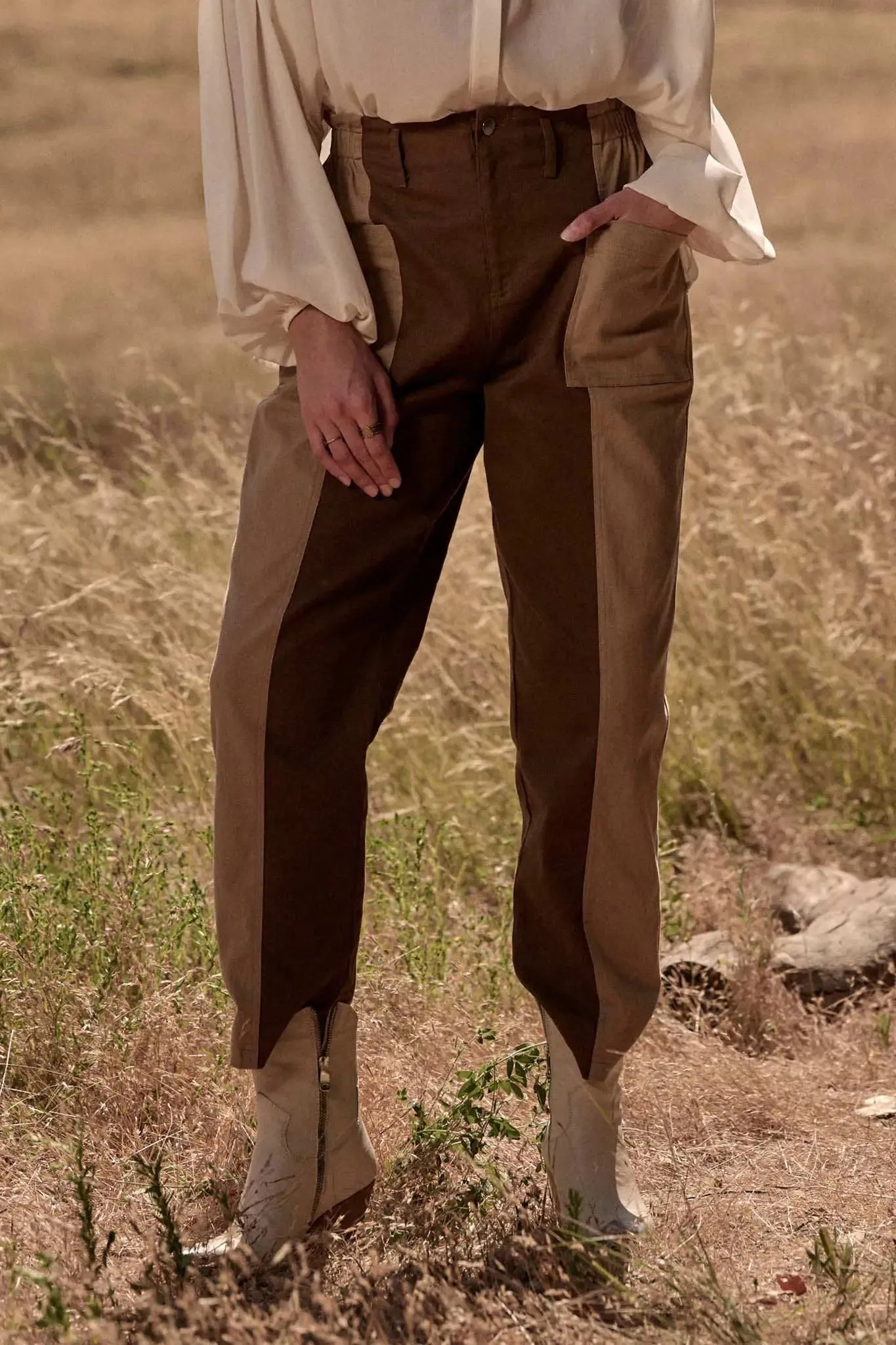 Miles to Go Colorblock Twill Pants sold by Promesa product image thumbnail 2