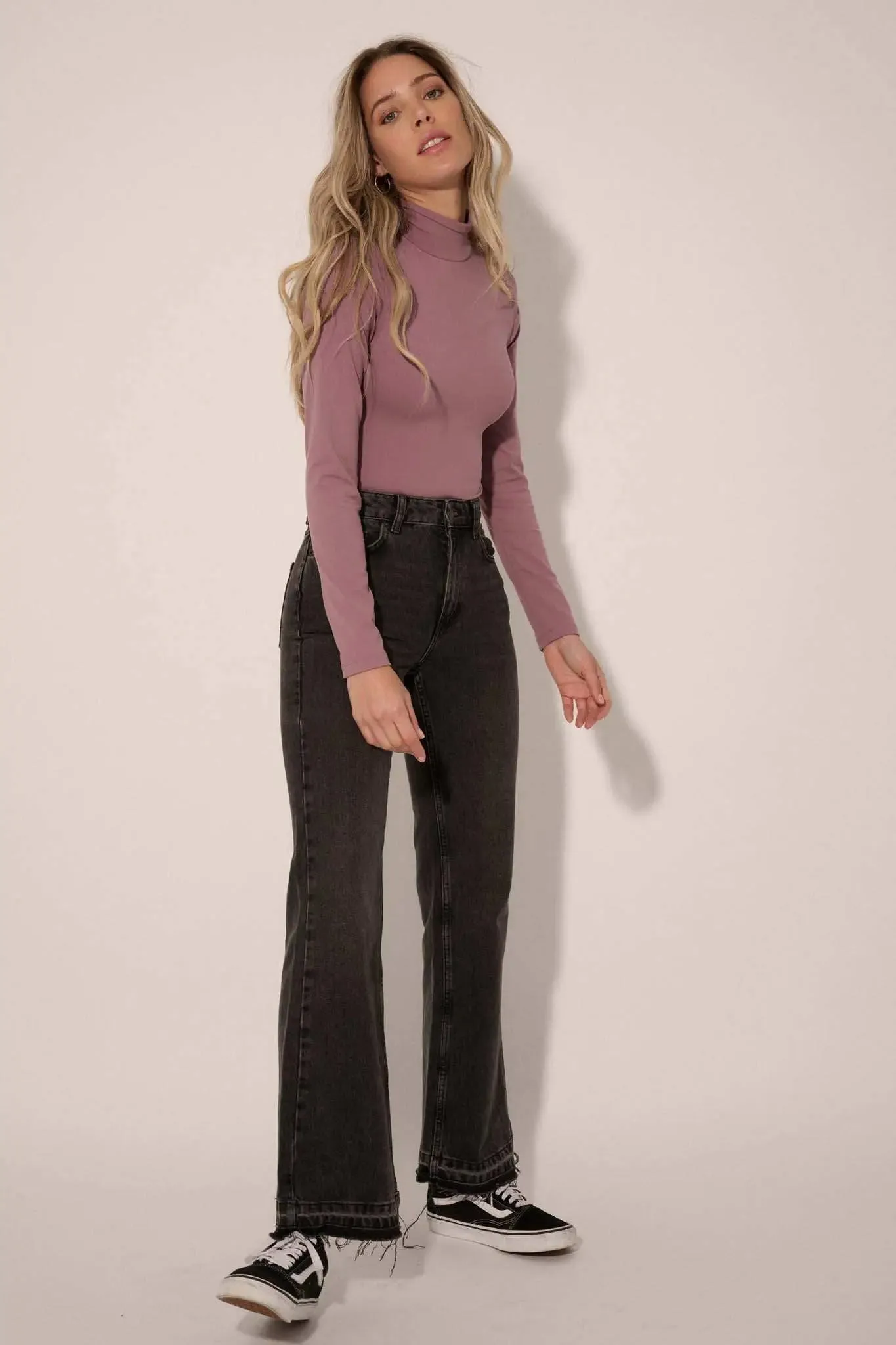 Lifted Fit Mock Neck Long-Sleeve Bodysuit sold by Promesa product image thumbnail 5