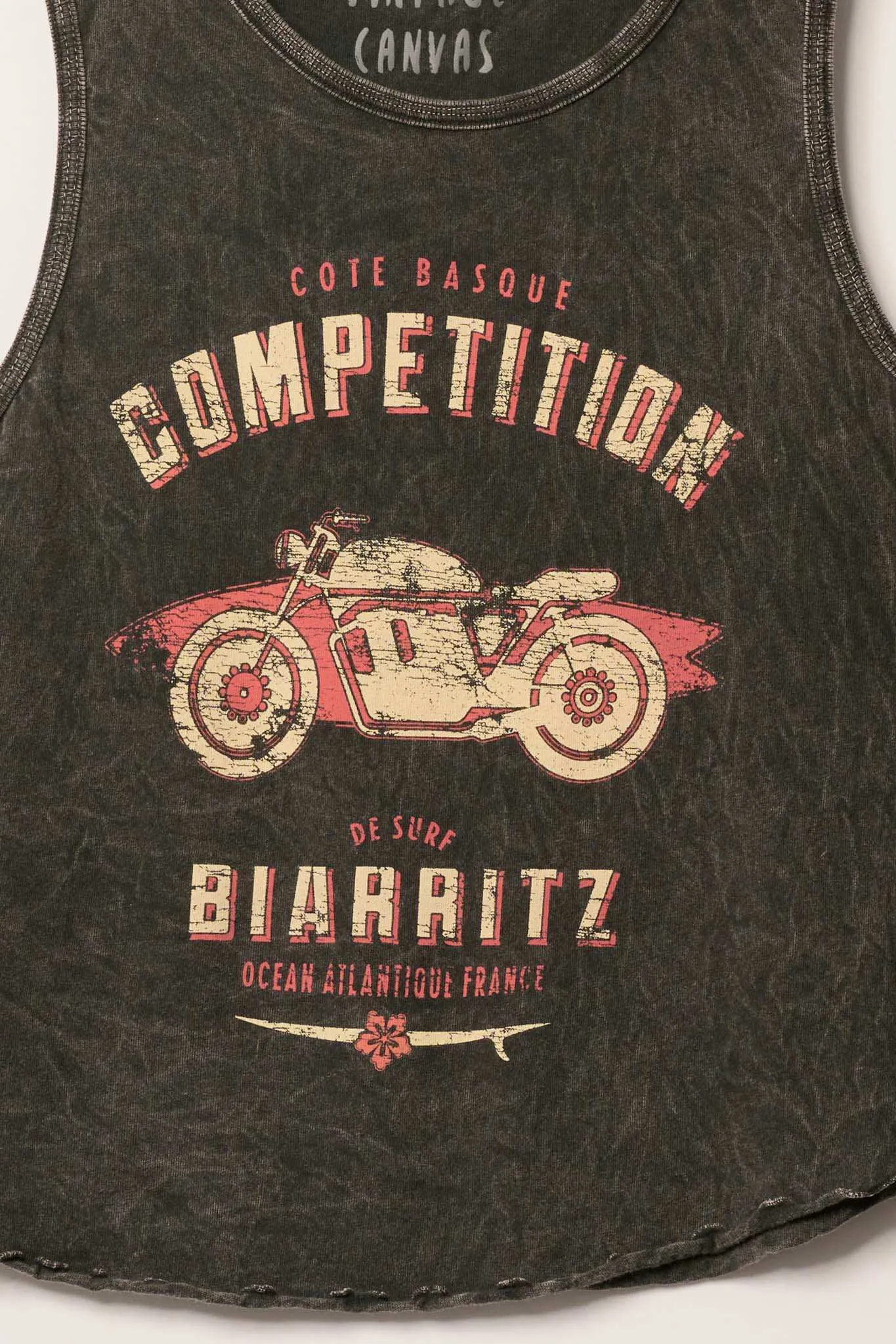 Biarritz Surfing Lettuce-Edge Graphic Tank Top sold by Promesa product image thumbnail 3