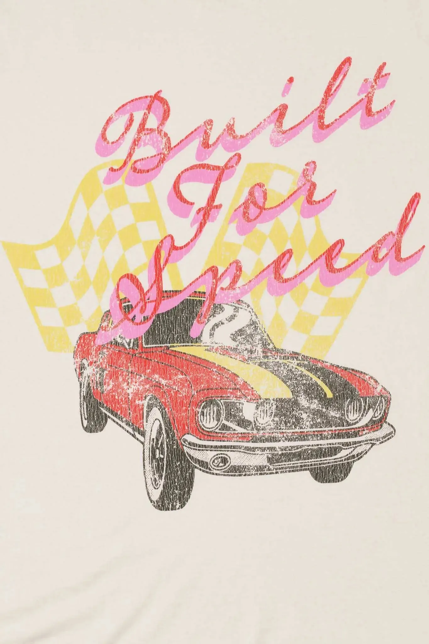 Built for Speed Distressed Oversize Graphic Tee sold by Promesa product image thumbnail 2