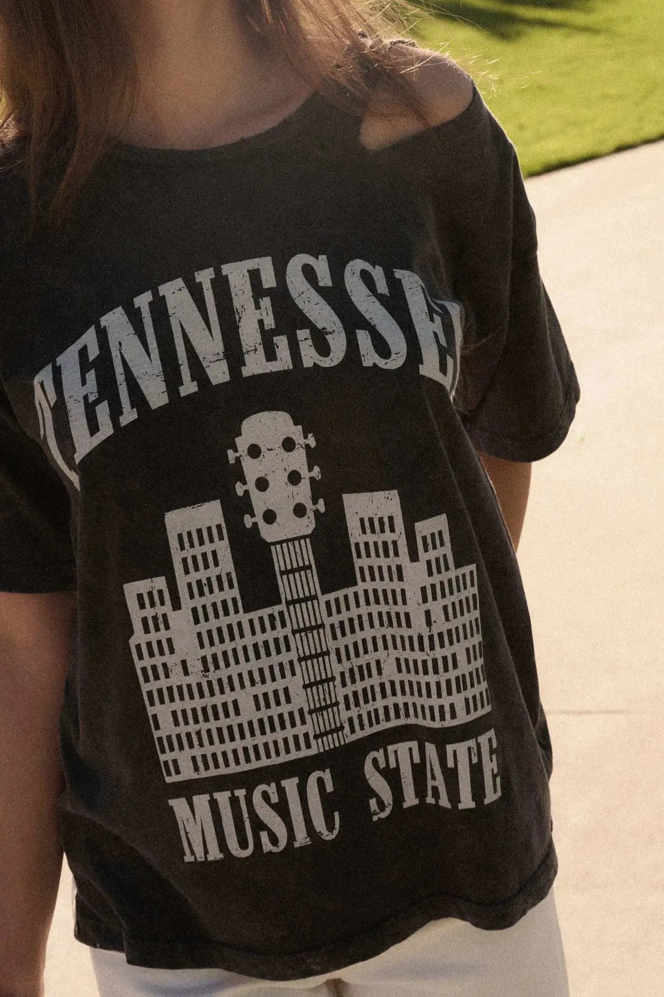 Tennessee Slashed Vintage-Wash Graphic Tee sold by Promesa product image thumbnail 2