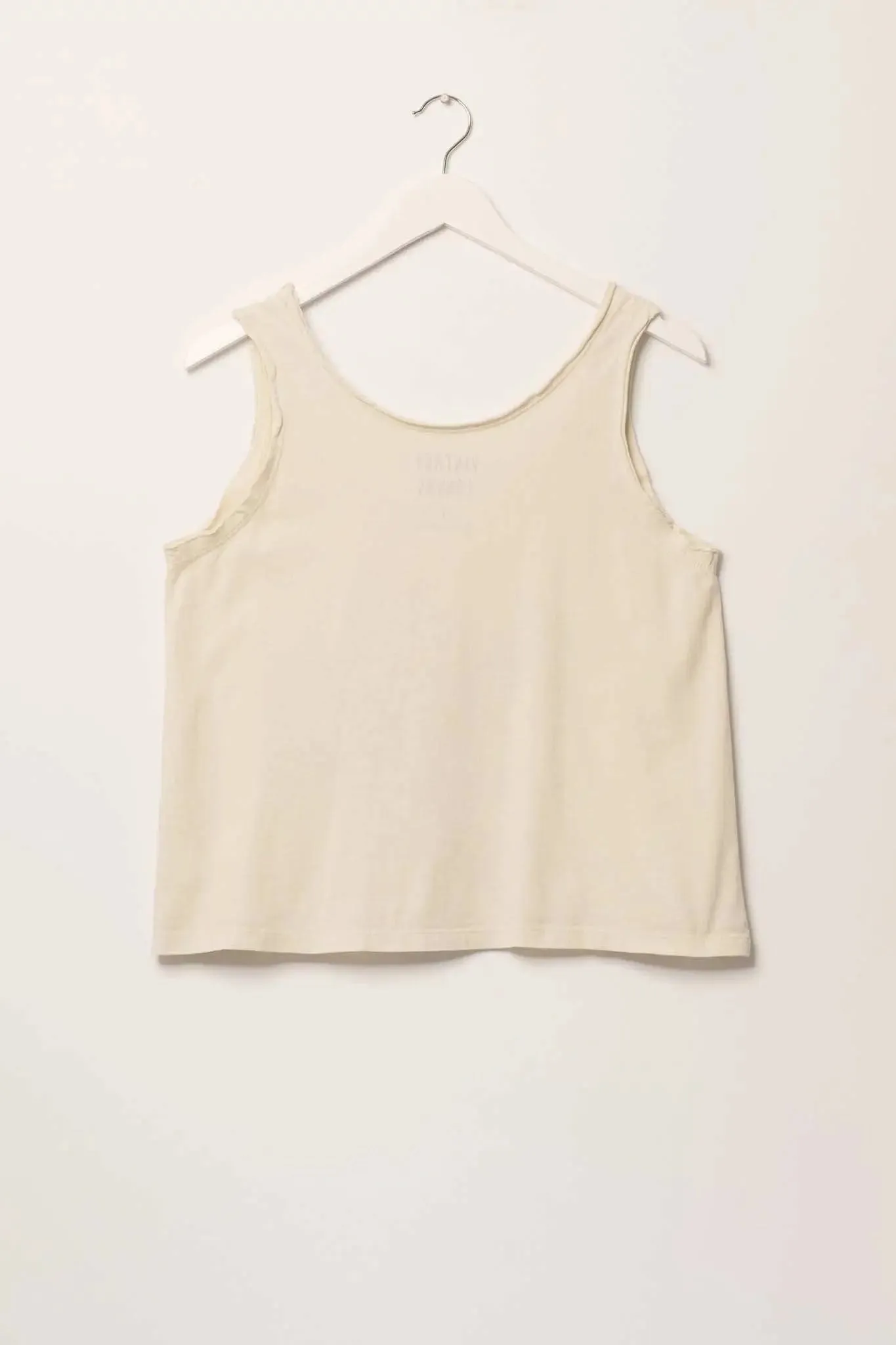 Freedom Vintage-Wash Raw-Edge Graphic Tank Top sold by Promesa product image thumbnail 3