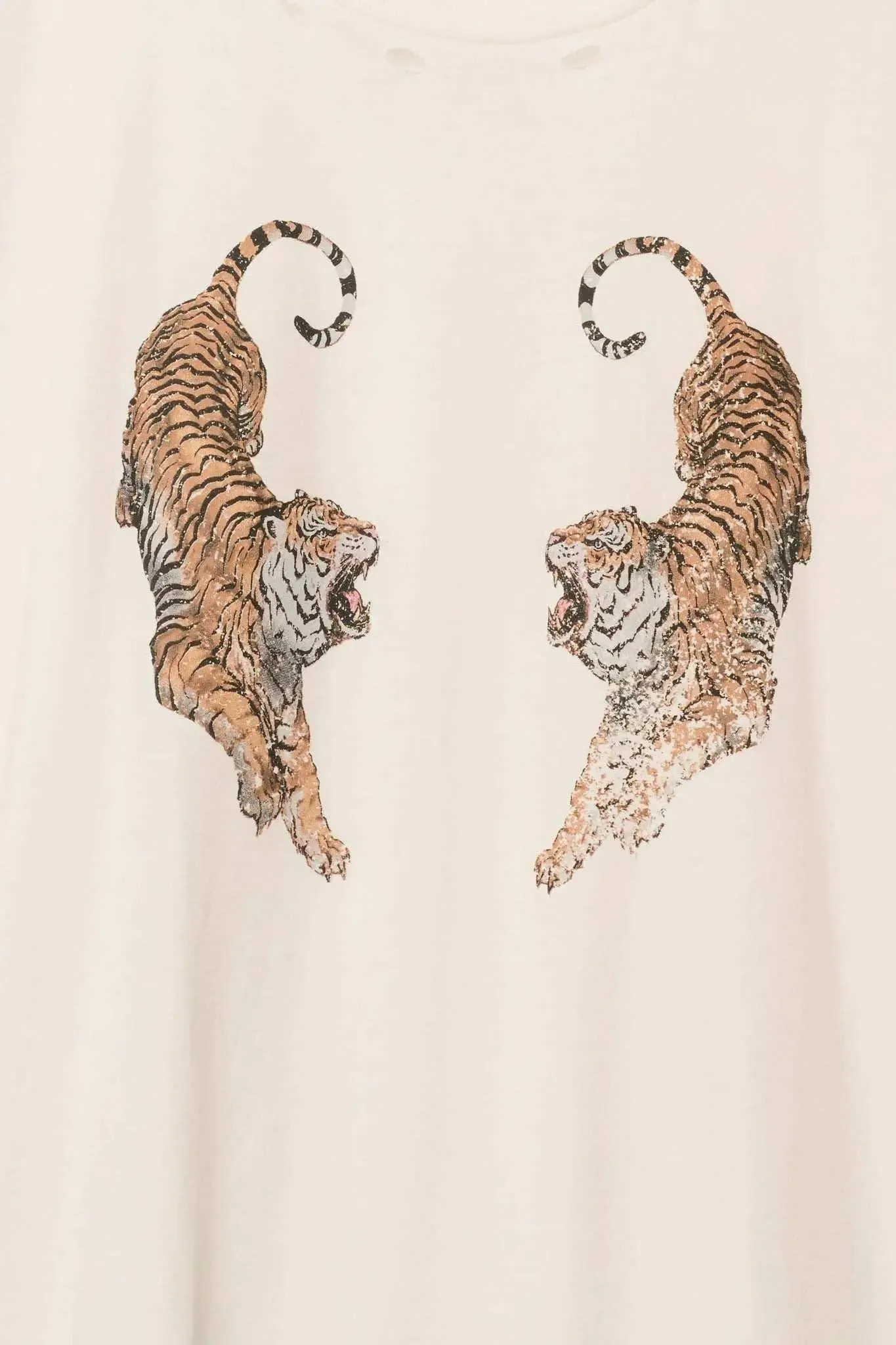 Terrific Tigers Oversized Distressed Graphic Tee sold by Promesa product image thumbnail 2