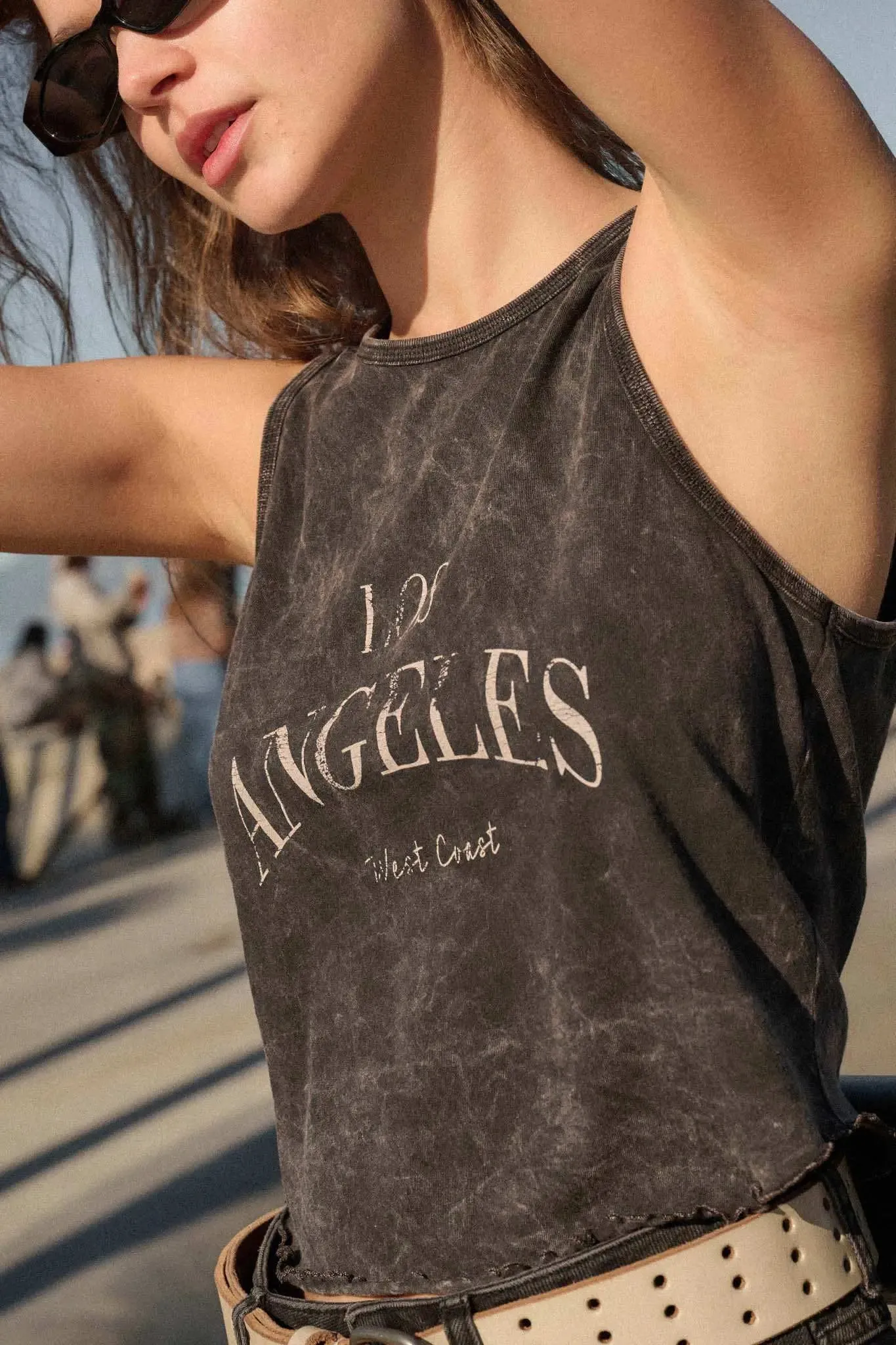Los Angeles Lettuce-Edge Graphic Tank Top sold by Promesa product image thumbnail 2